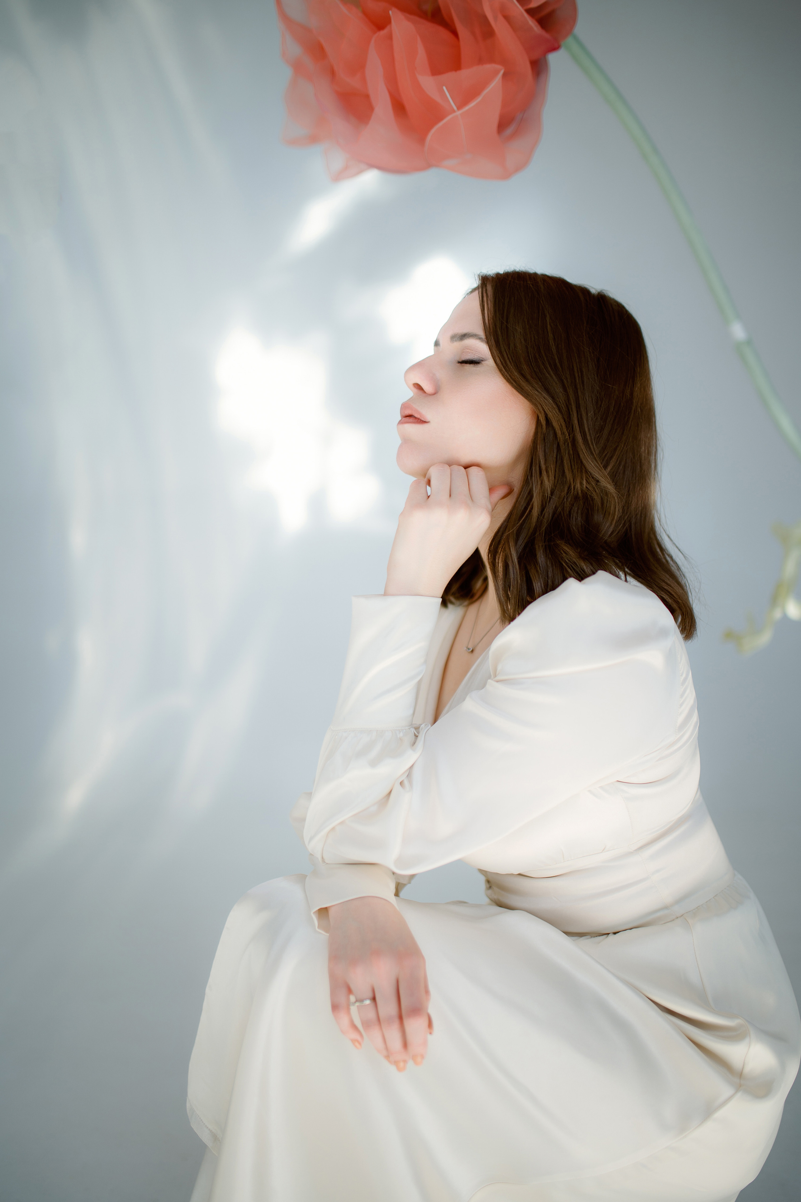 Гармония и красота: женственная фотосессия в светлых тонах. Свадебный фотограф Константинова Елена