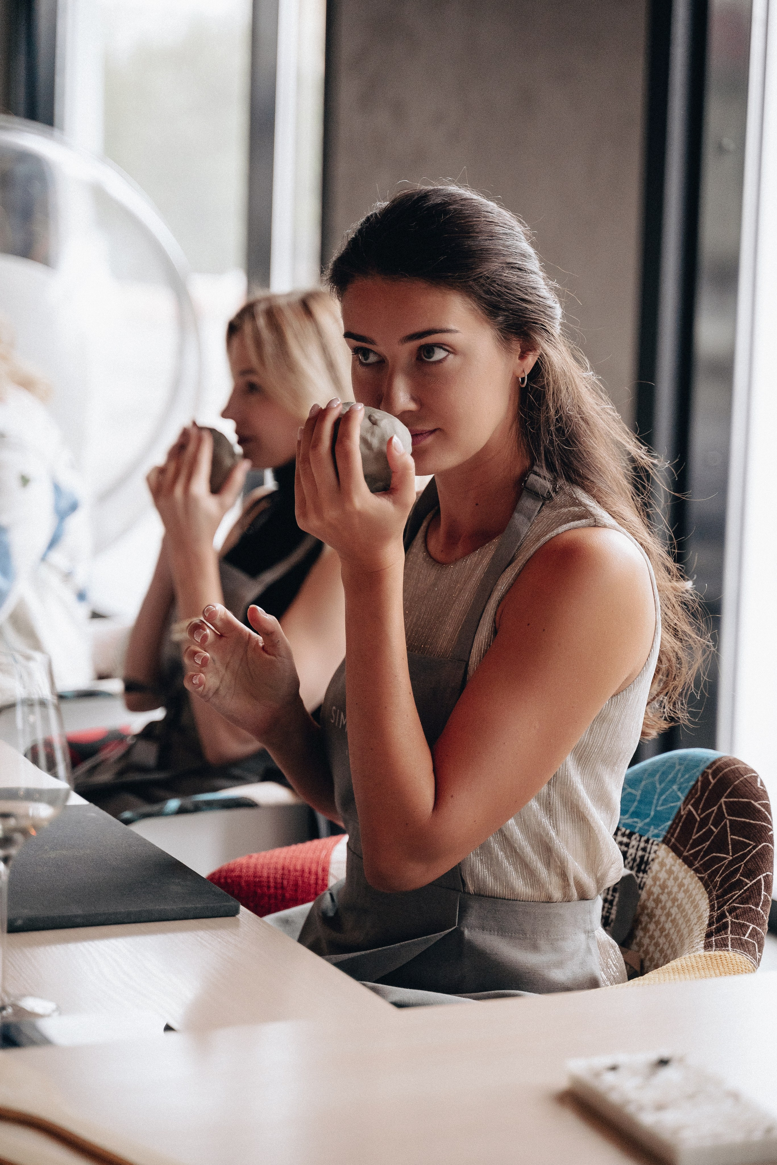 День Рождения в студии лепки из глины. Екатерина Курбанова. Женский фотограф