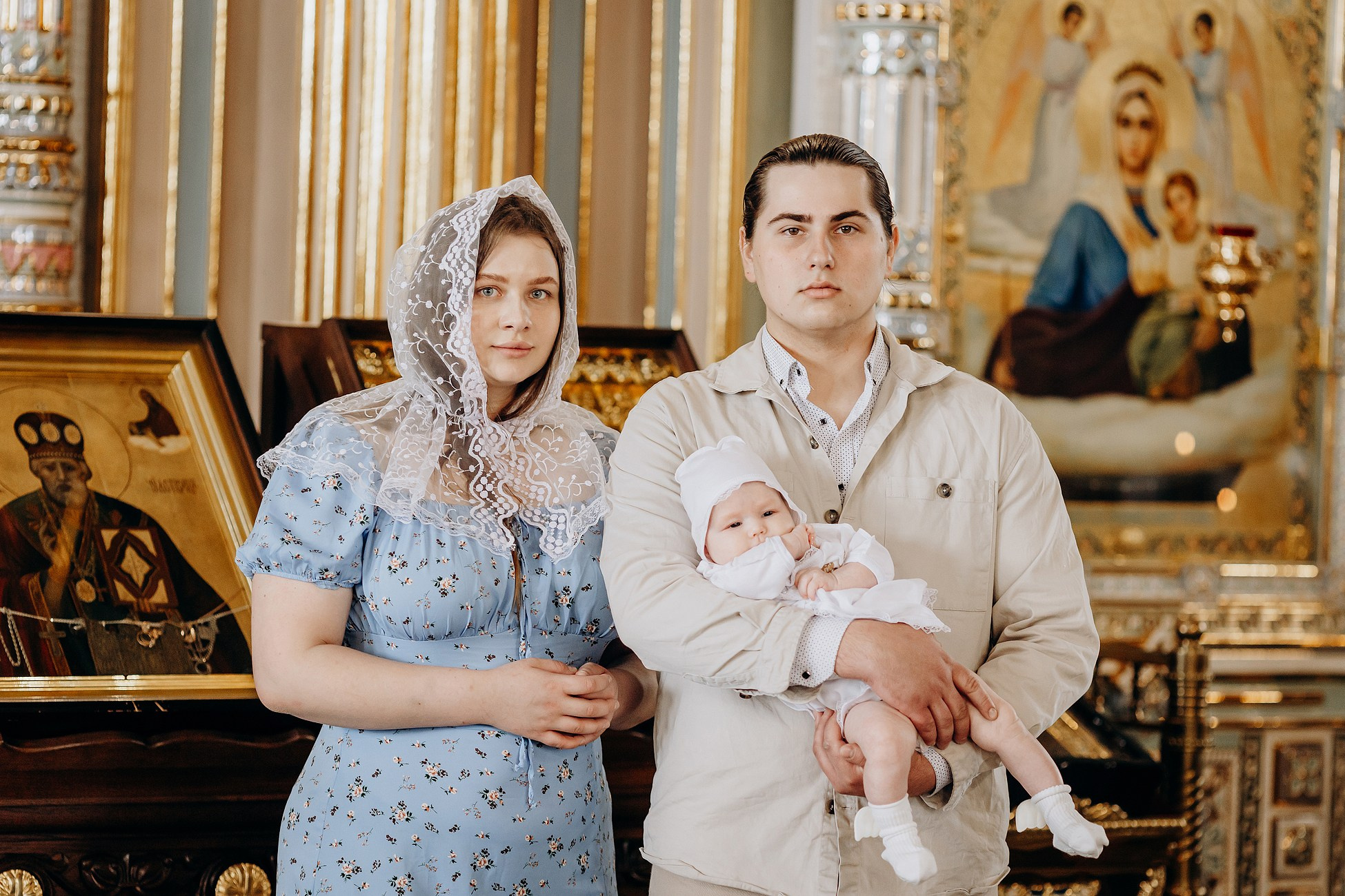 Крещение Александры. Семейный фотограф в Пензе Мария Левина