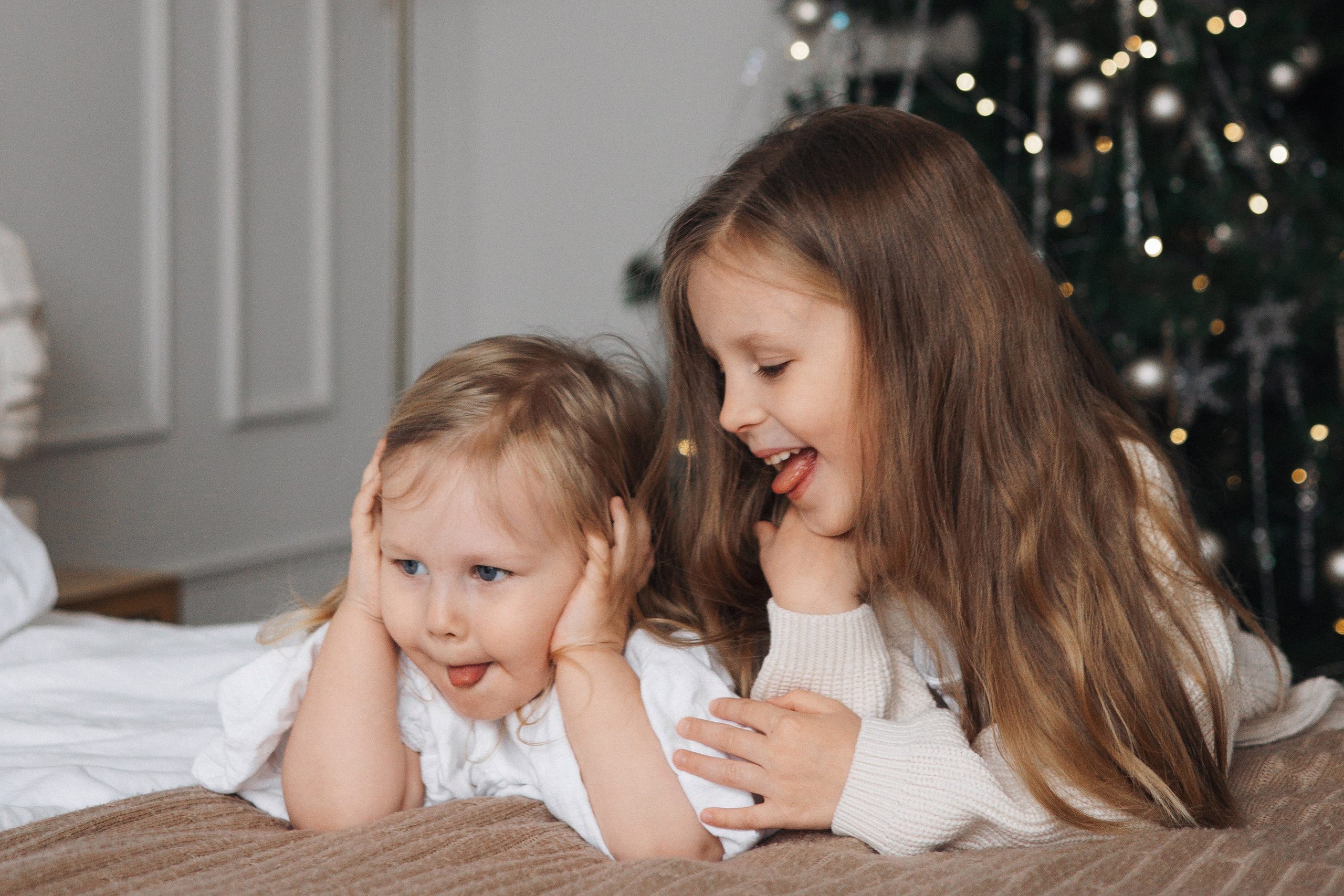 Марина, Аврора, Оливия, новогодняя история. Семейный фотограф в Москве Марина Петра