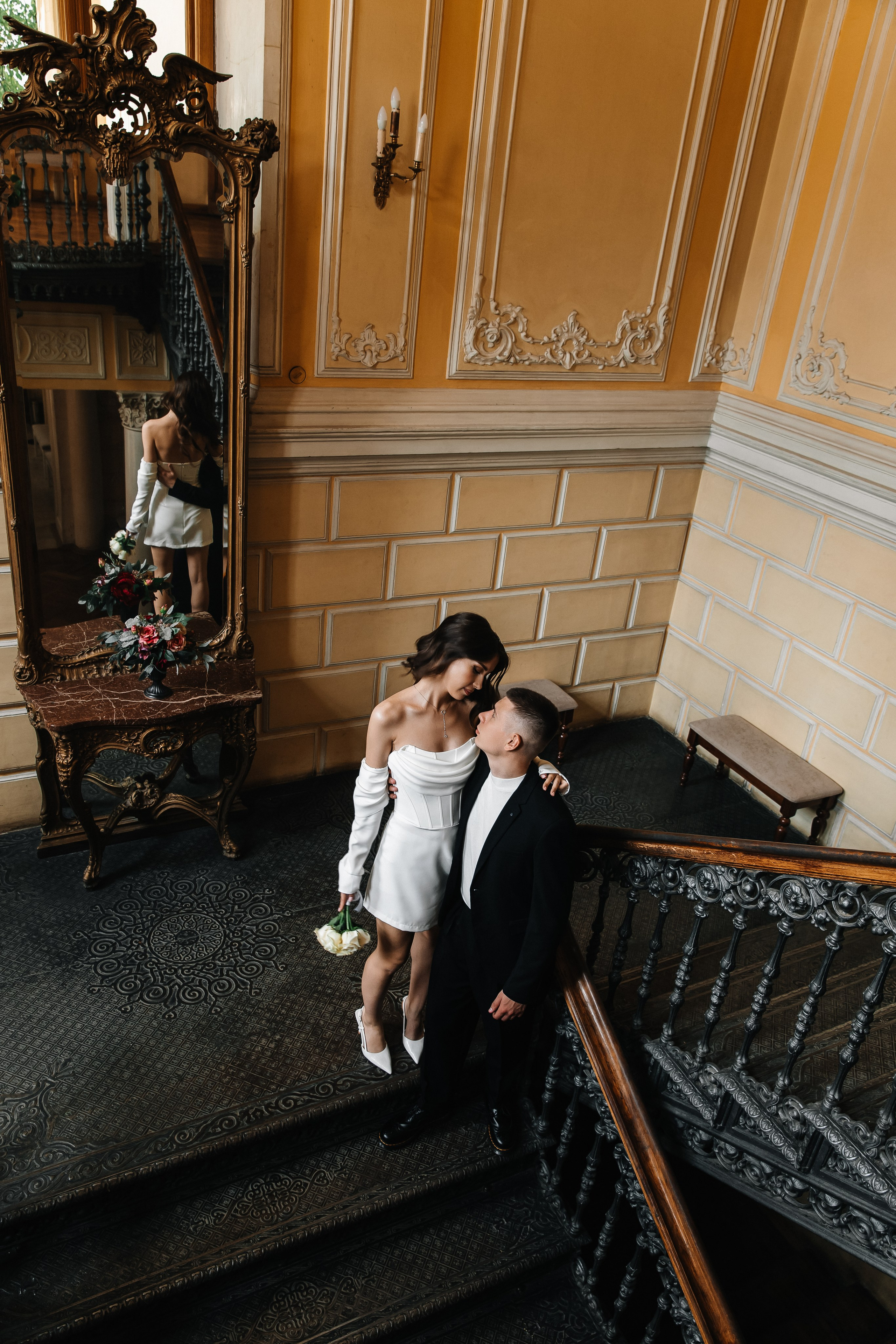 Свадебная фотосессия в Библиотеке-читальне им. А. С. Пушкина. Фотограф и видеограф Анна Домашенко