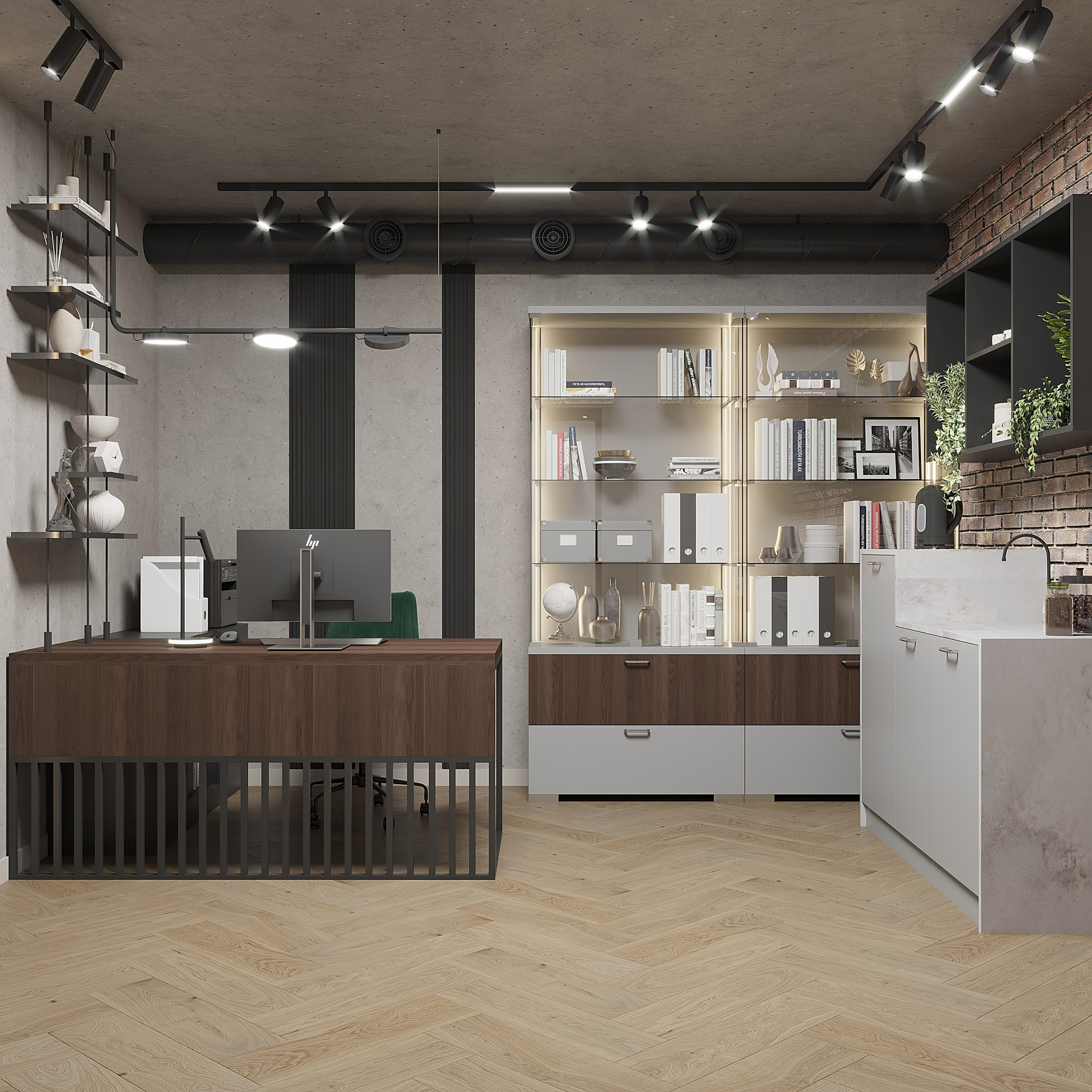 Коммерческое помещение — офис юриста, г. Рязань. Студия дизайна и ремонта ZAROVNIK build&design