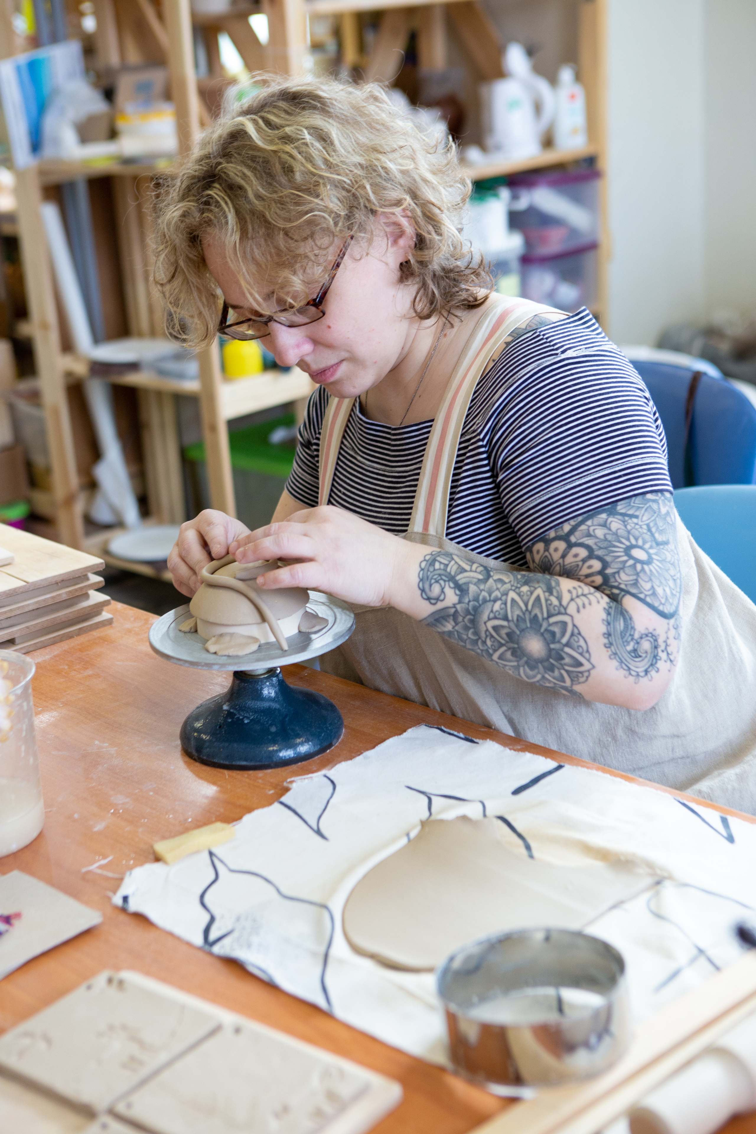 Фотосъёмка мастер-класса по изготовлению керамики. Филатова Мария репортажный и портретный фотограф в Санкт-Петербурге