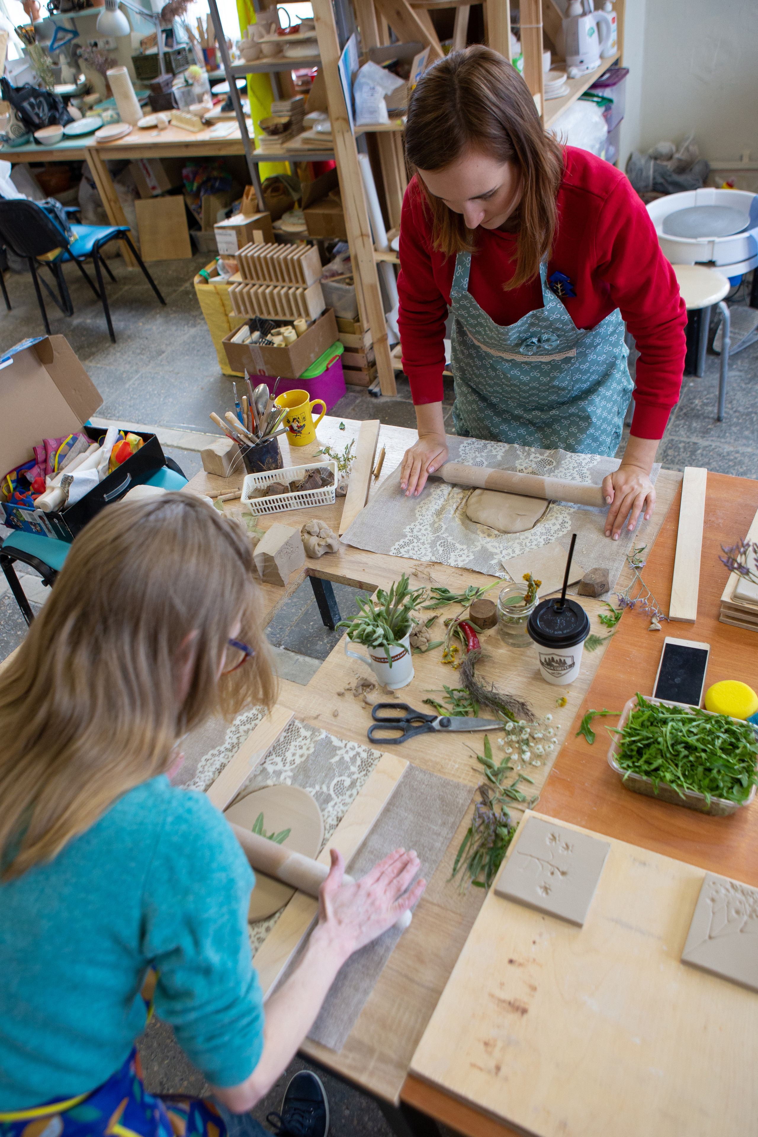 Фотосъёмка мастер-класса по изготовлению керамики. Филатова Мария репортажный и портретный фотограф в Санкт-Петербурге