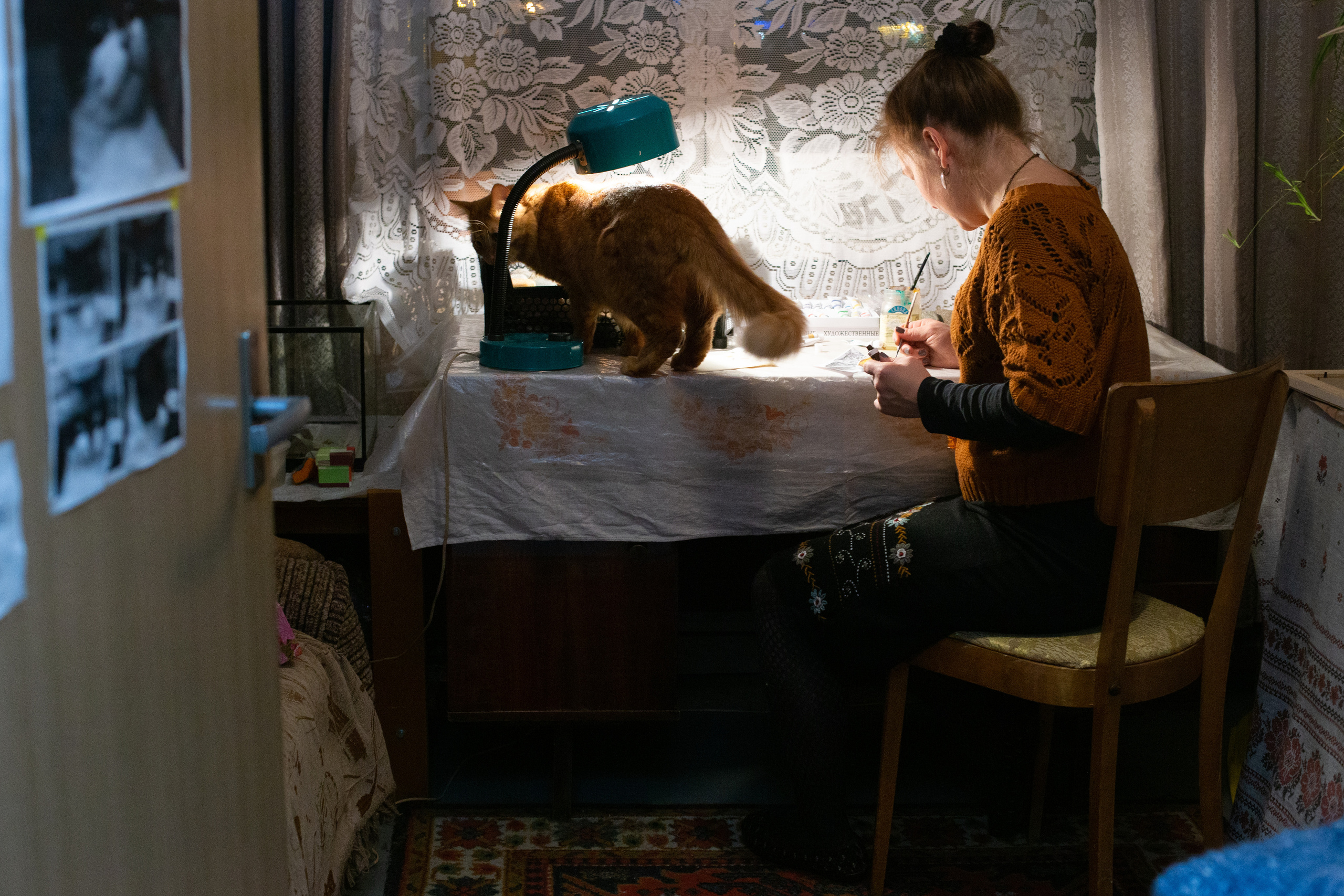 Фотосъёмка в художественной мастерской. Филатова Мария репортажный и портретный фотограф в Санкт-Петербурге