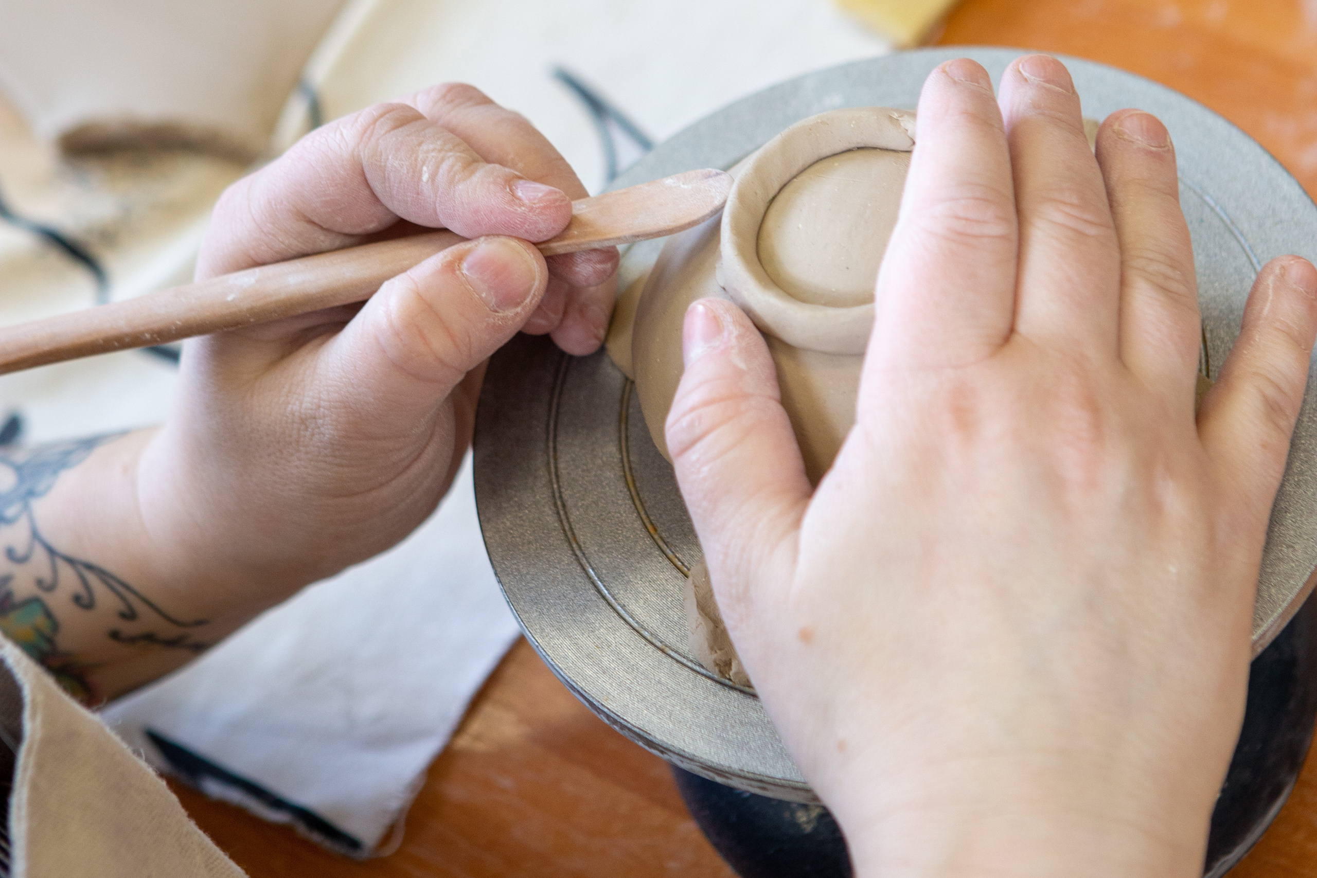 Фотосъёмка мастер-класса по изготовлению керамики. Филатова Мария репортажный и портретный фотограф в Санкт-Петербурге