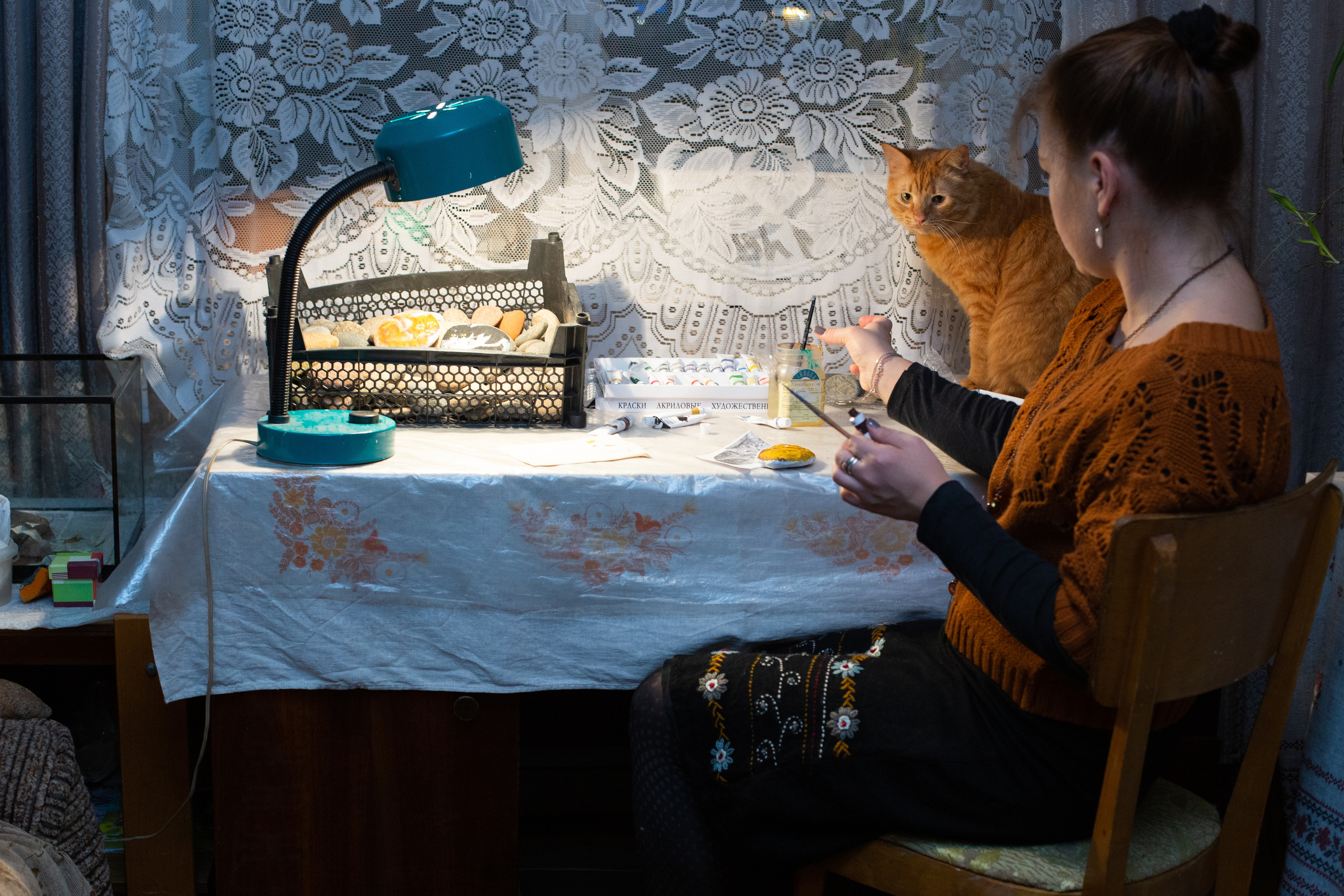 Фотосъёмка в художественной мастерской. Филатова Мария репортажный и портретный фотограф в Санкт-Петербурге