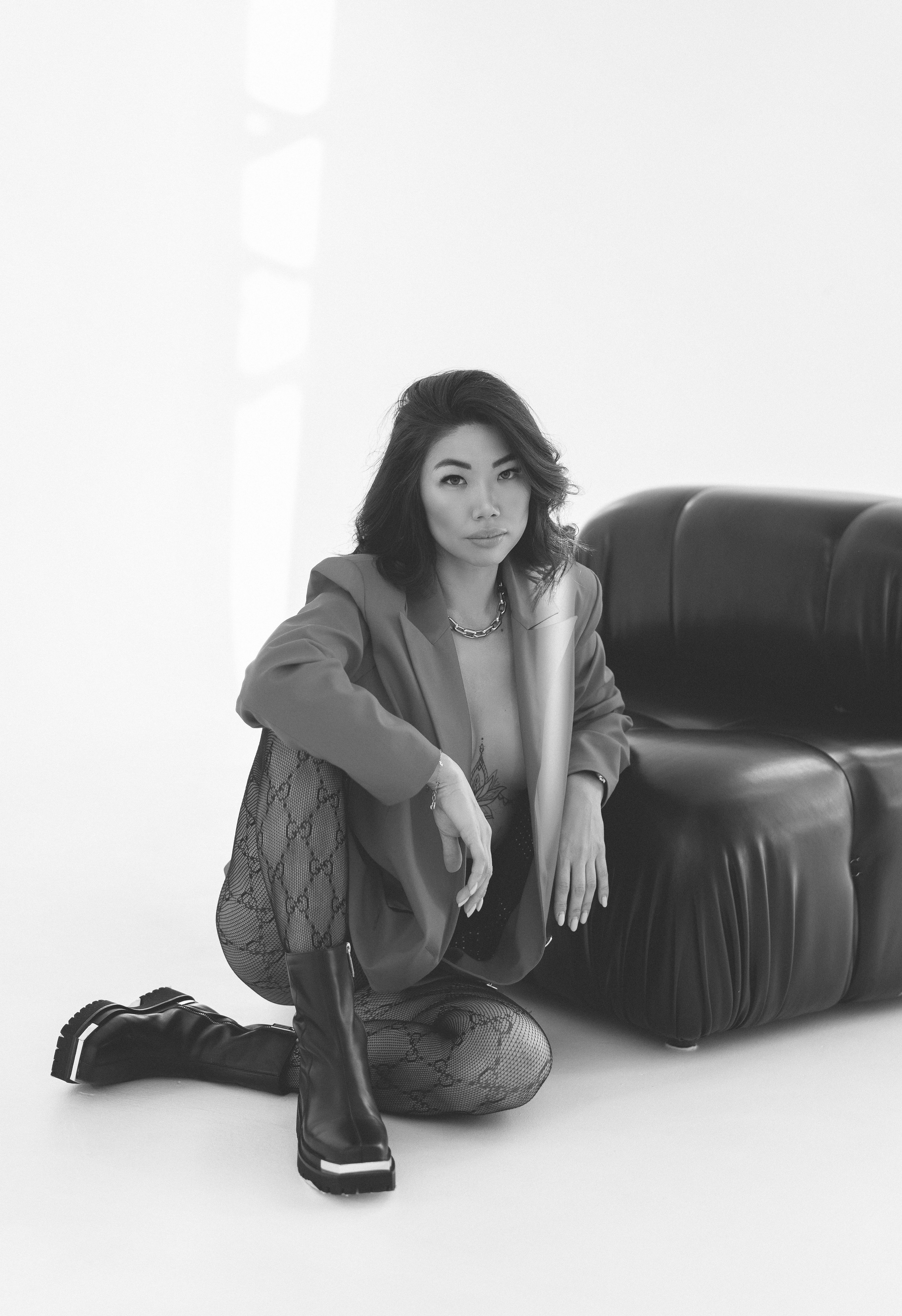 Аня_циклорама. Фотограф Лютикова Ирина, Тюмень, Москва