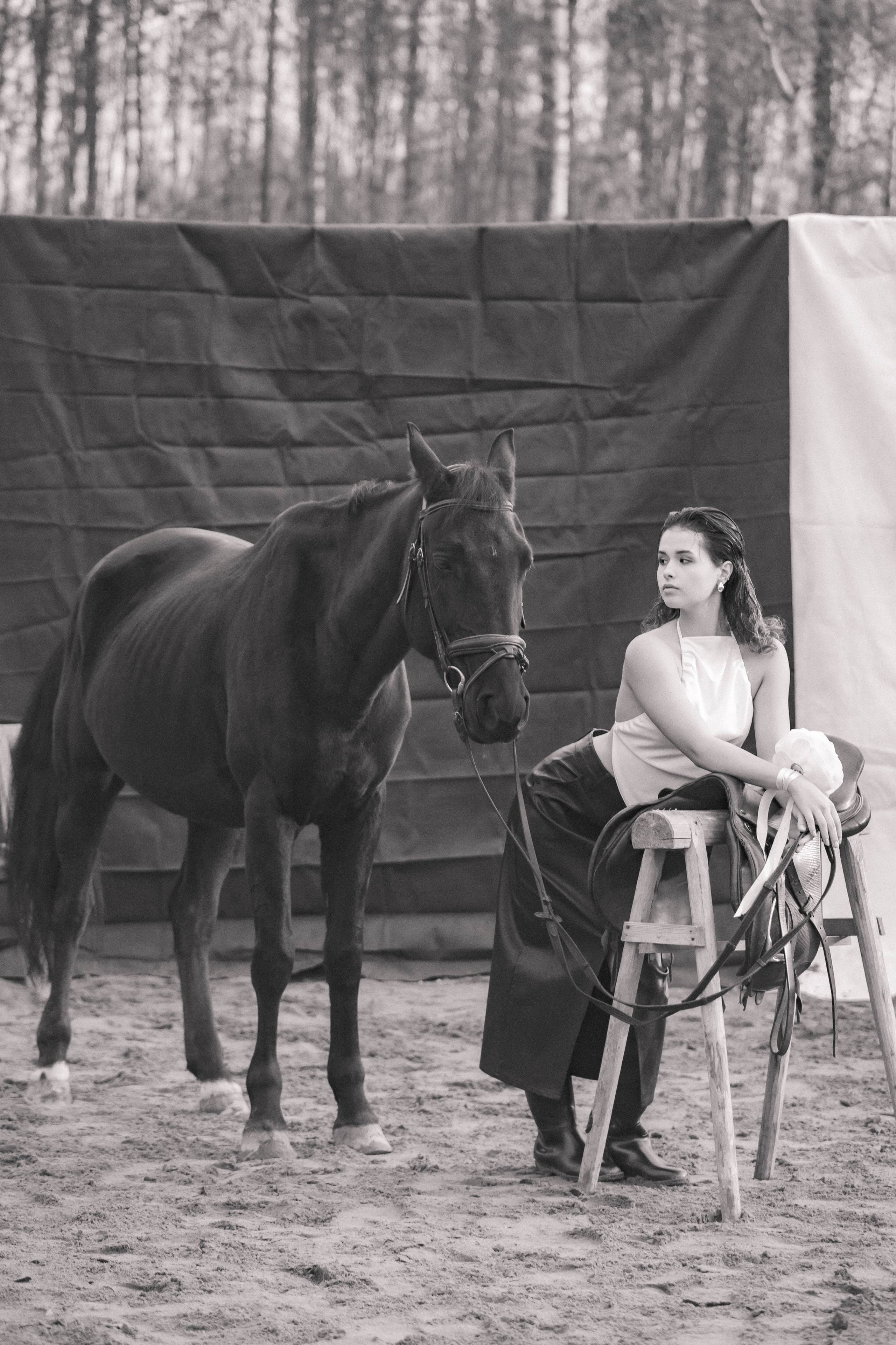 Проект DEFILE. Конный фотограф в Санкт-Петербурге Анна Лебедева
