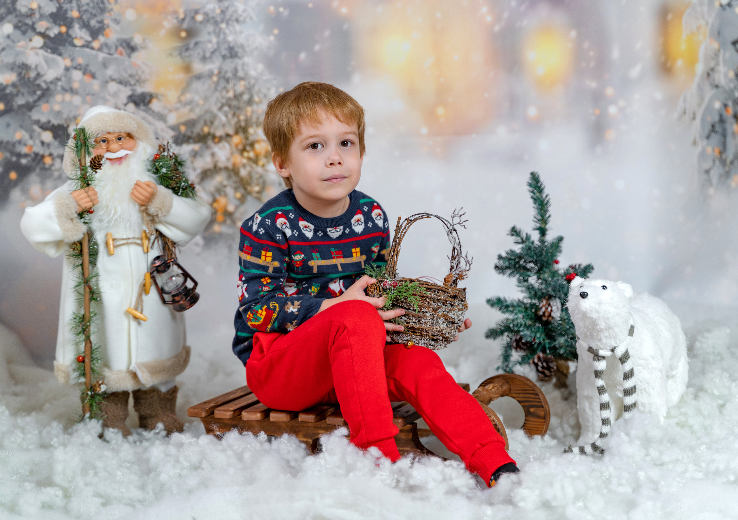 НОВОГОДНИЙ. Детская выездная фотостудия. Фотограф новорождённых newborn, годовасие