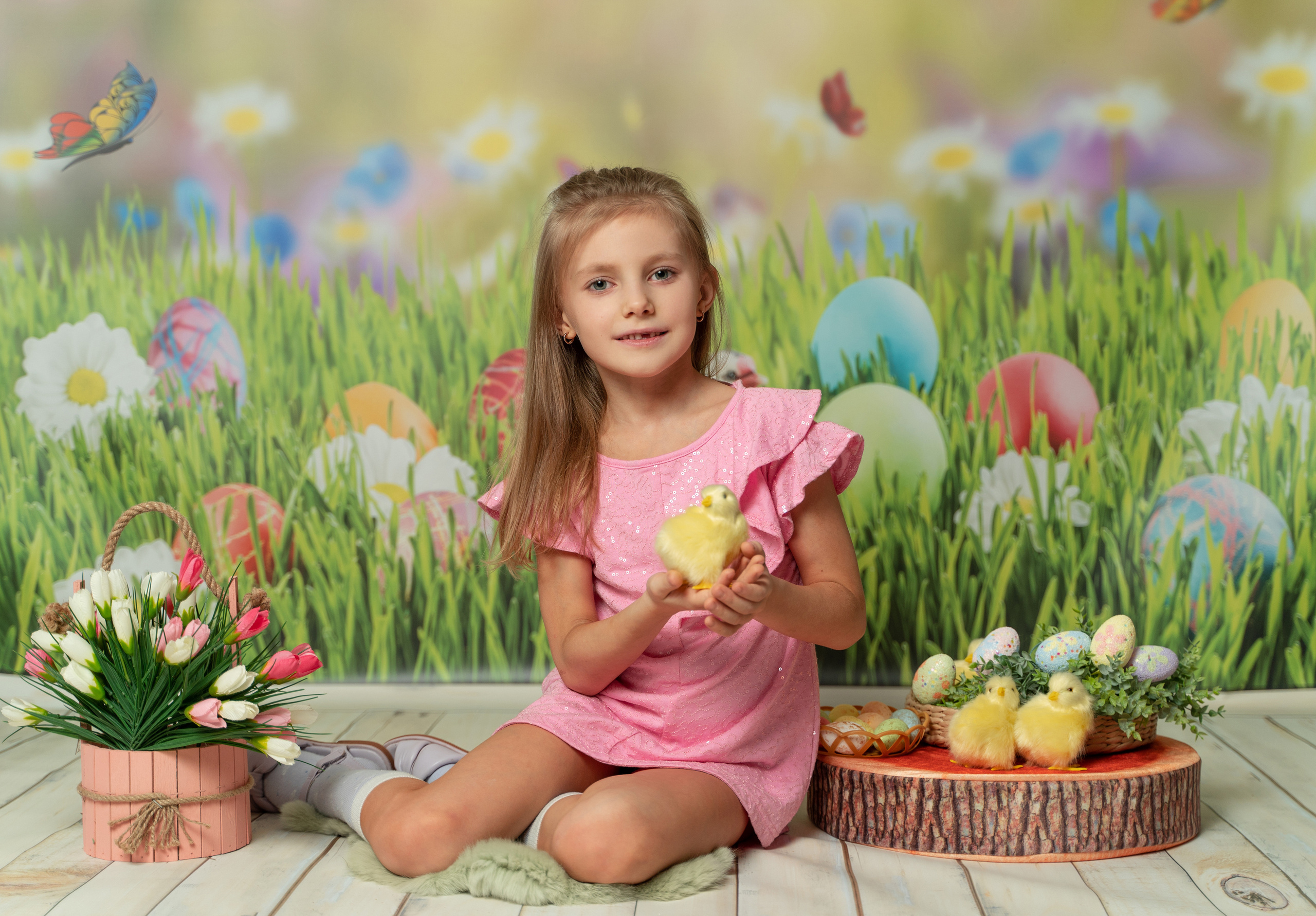 Пасха 2022. Детская выездная фотостудия. Фотограф новорождённых newborn, годовасие