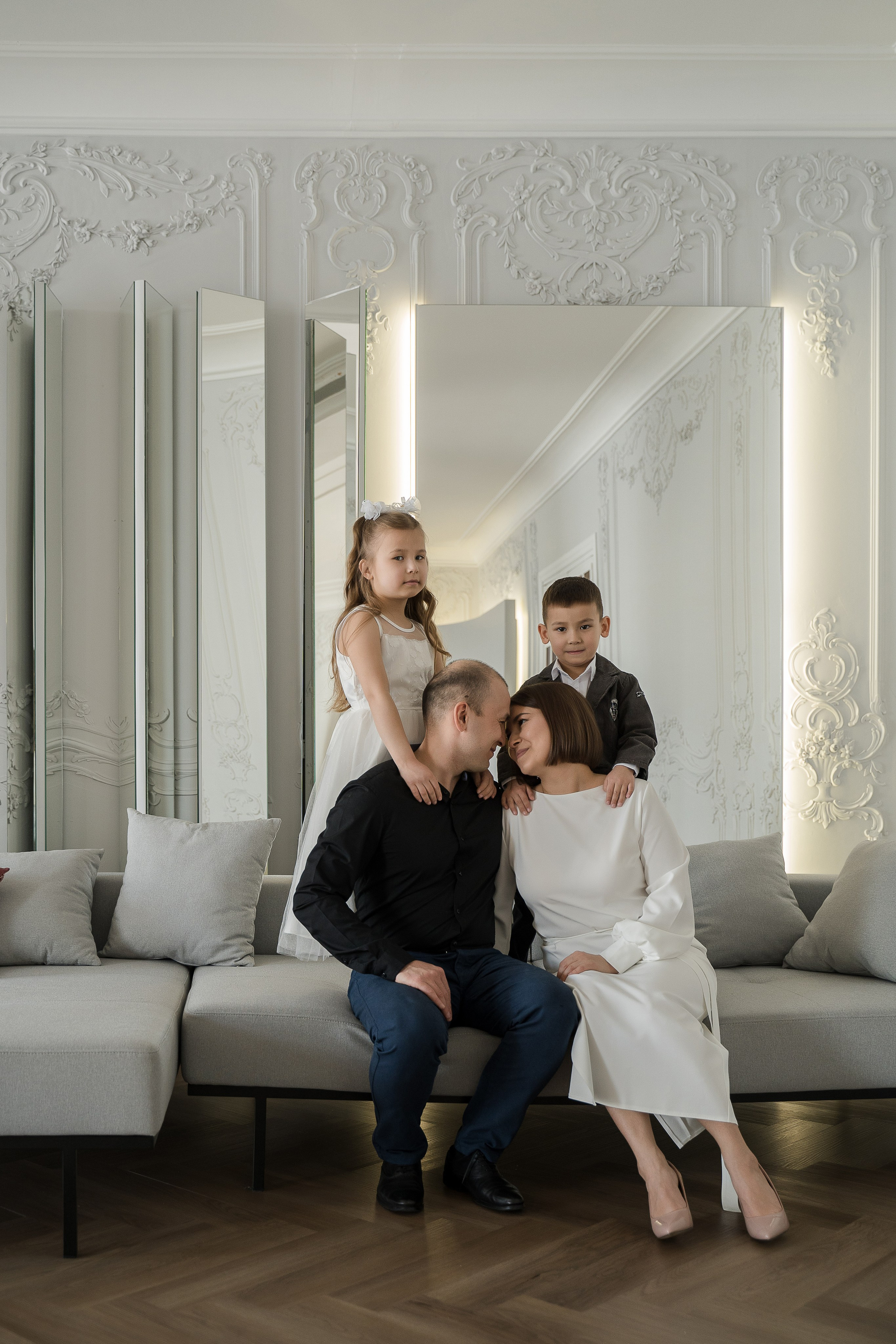 Парадный семейный портрет. Свадебный и семейный фотограф в Пушкине и Санкт-Петербурге Мария Филиппова