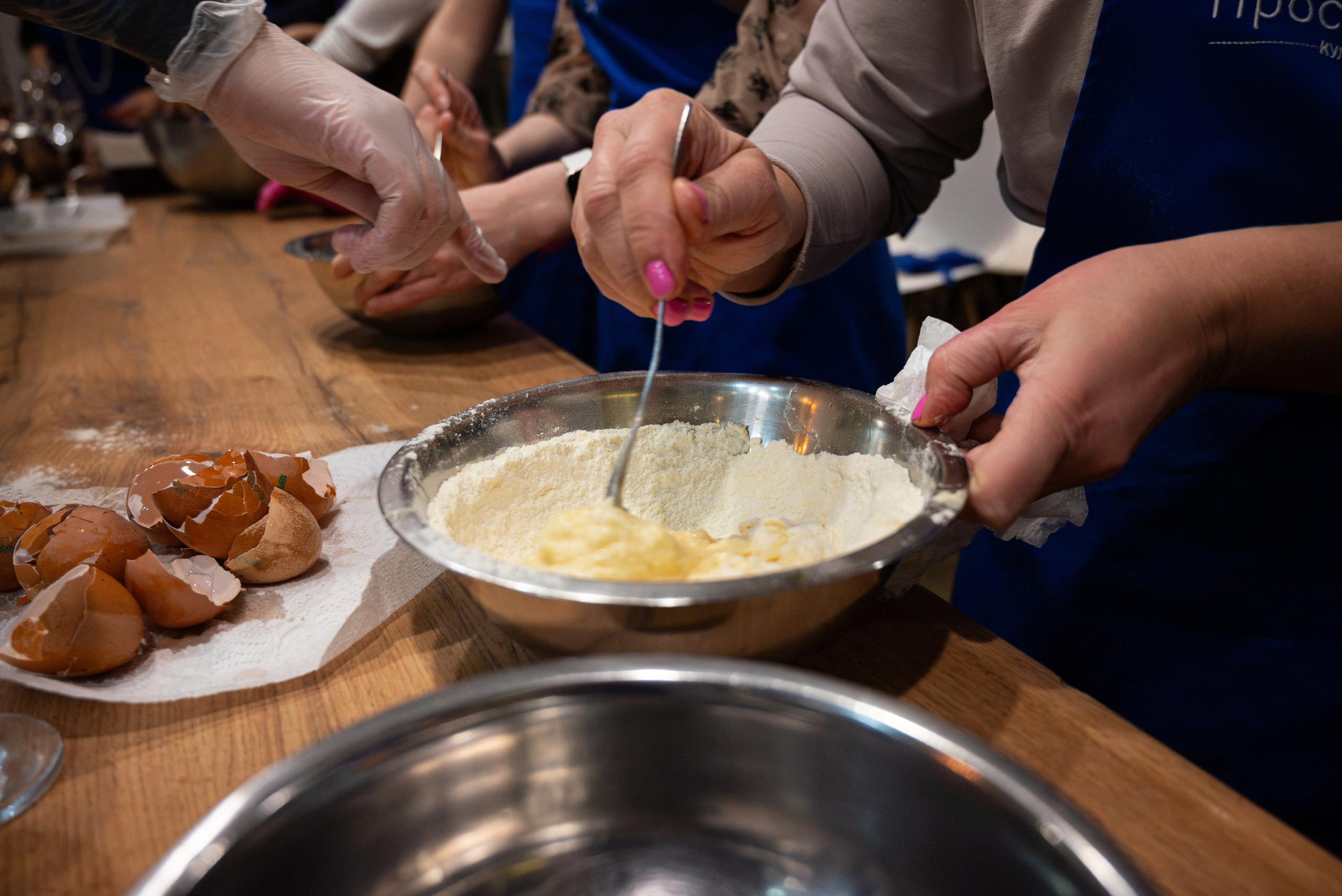 Кулинарный мастер класс. Фотограф мероприятий в Москве