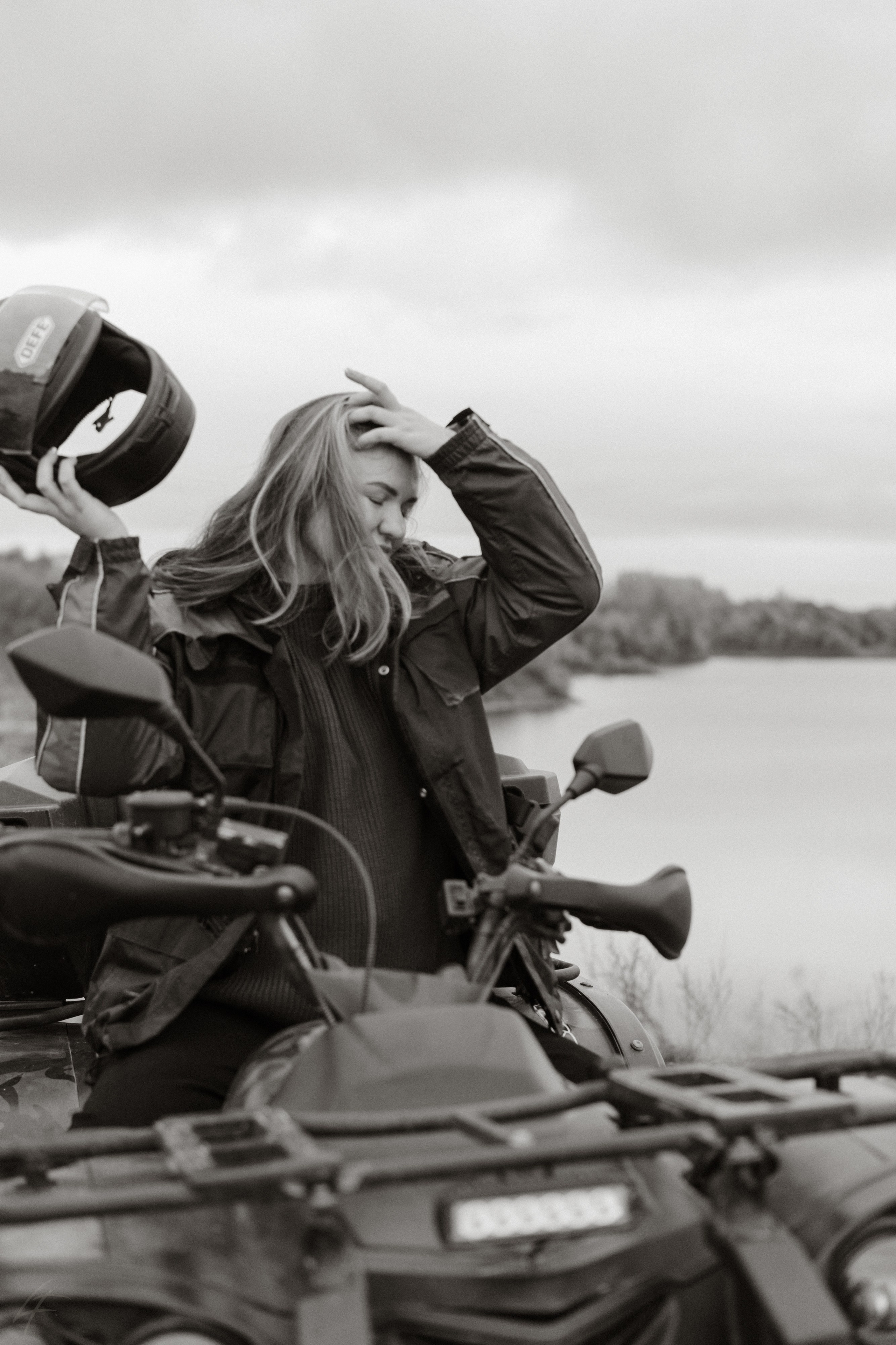 На квадриках по Ланьшинским карьерам. Лиза Фирстова — самый добрый фотограф