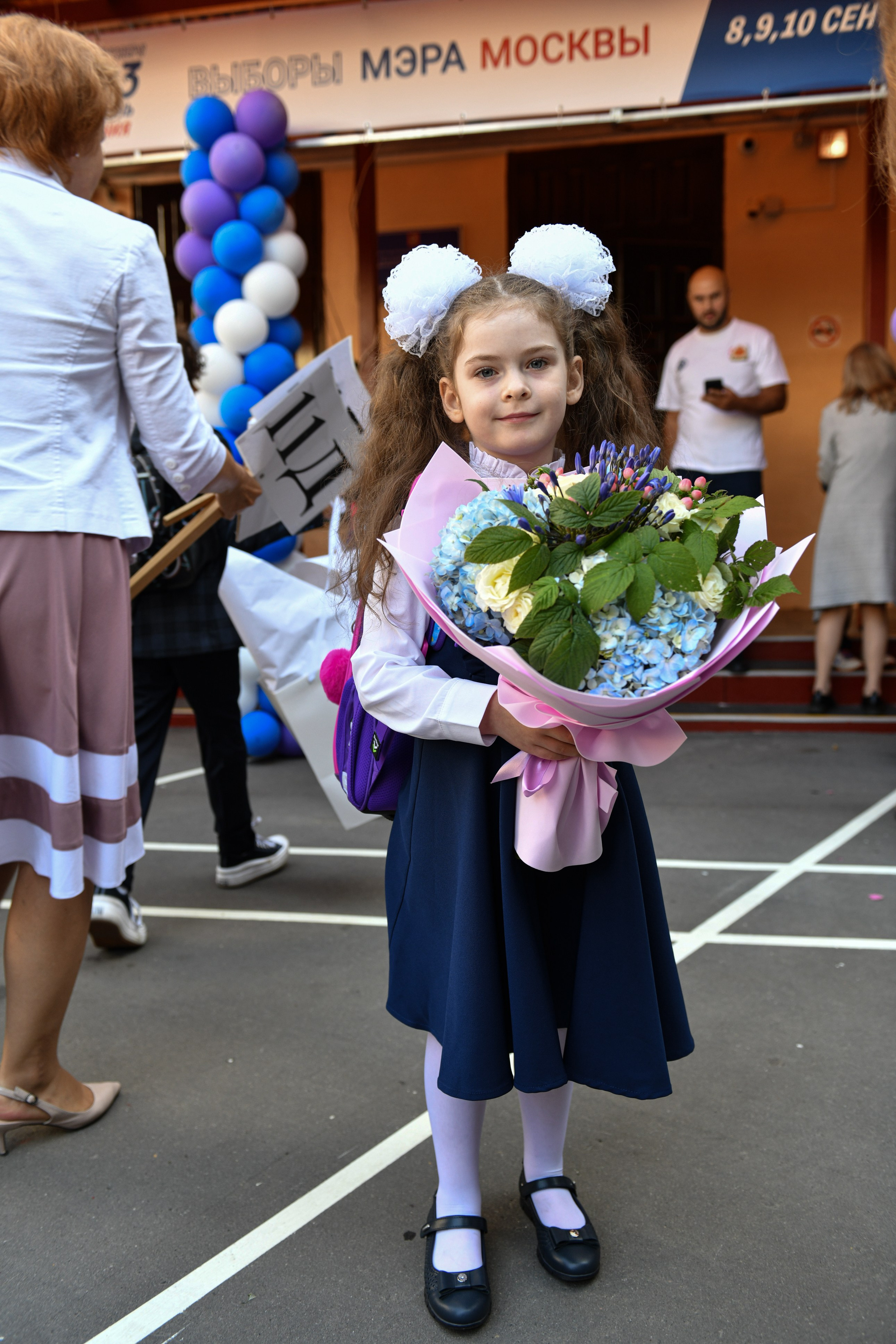 Линейка 1 класс. Свадебный и портретный фотограф в Москве Галина Борисова