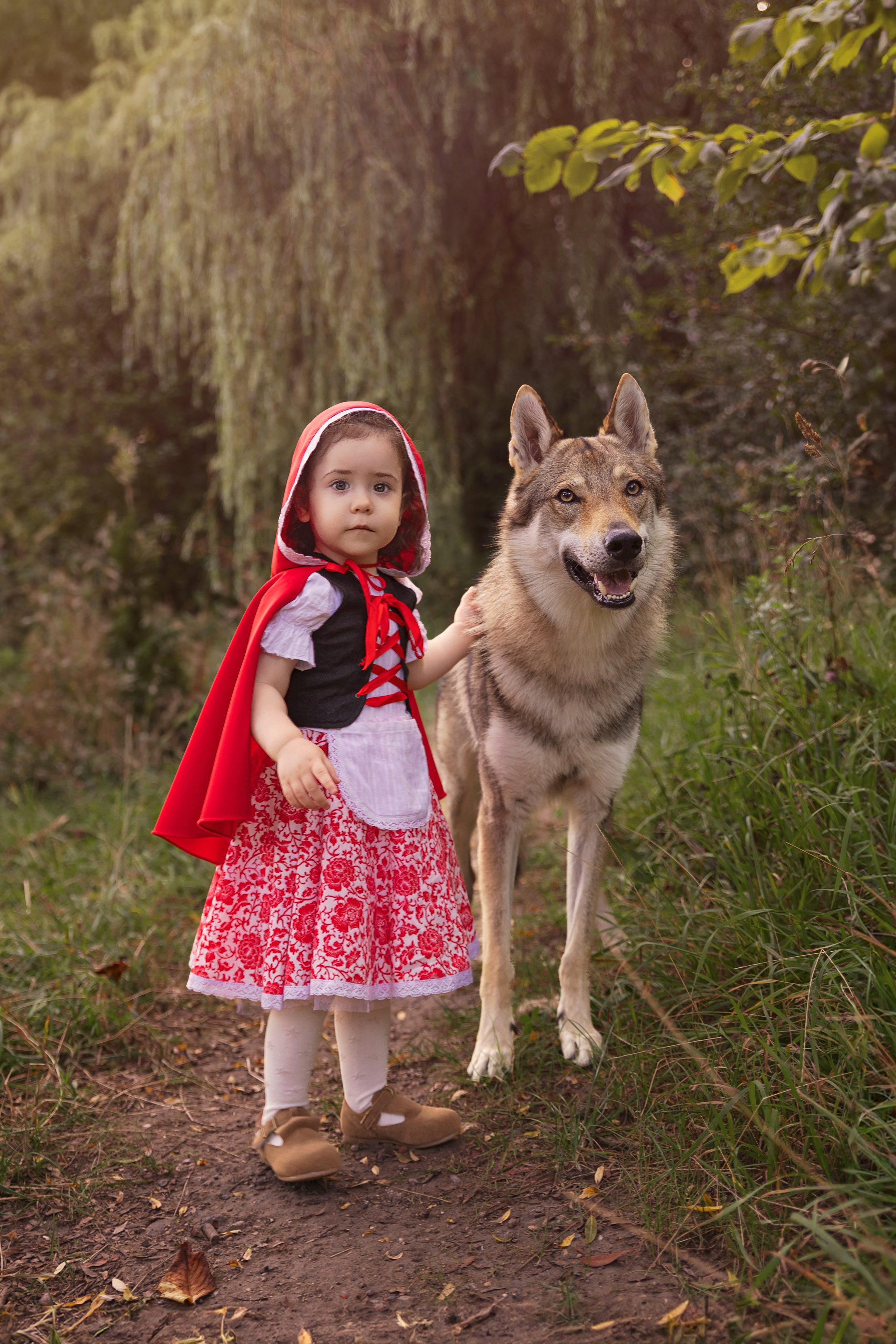 История невероятно храброй и милой Красной шапочки). Трубинова Екатерина | Семейный фотограф | Москва