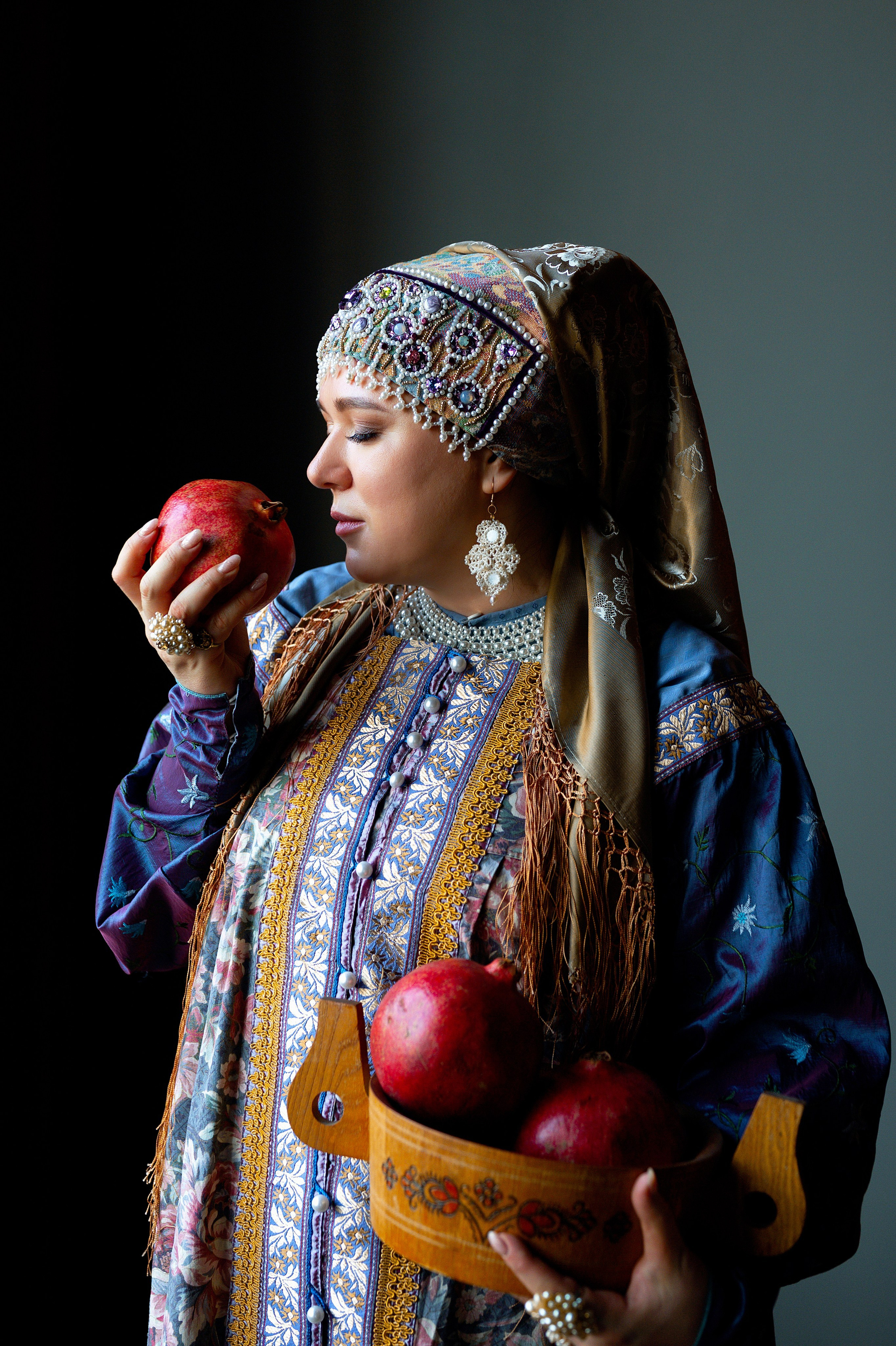 Фотосессия в русском народном костюме. Фотограф Юлия Кондратьева