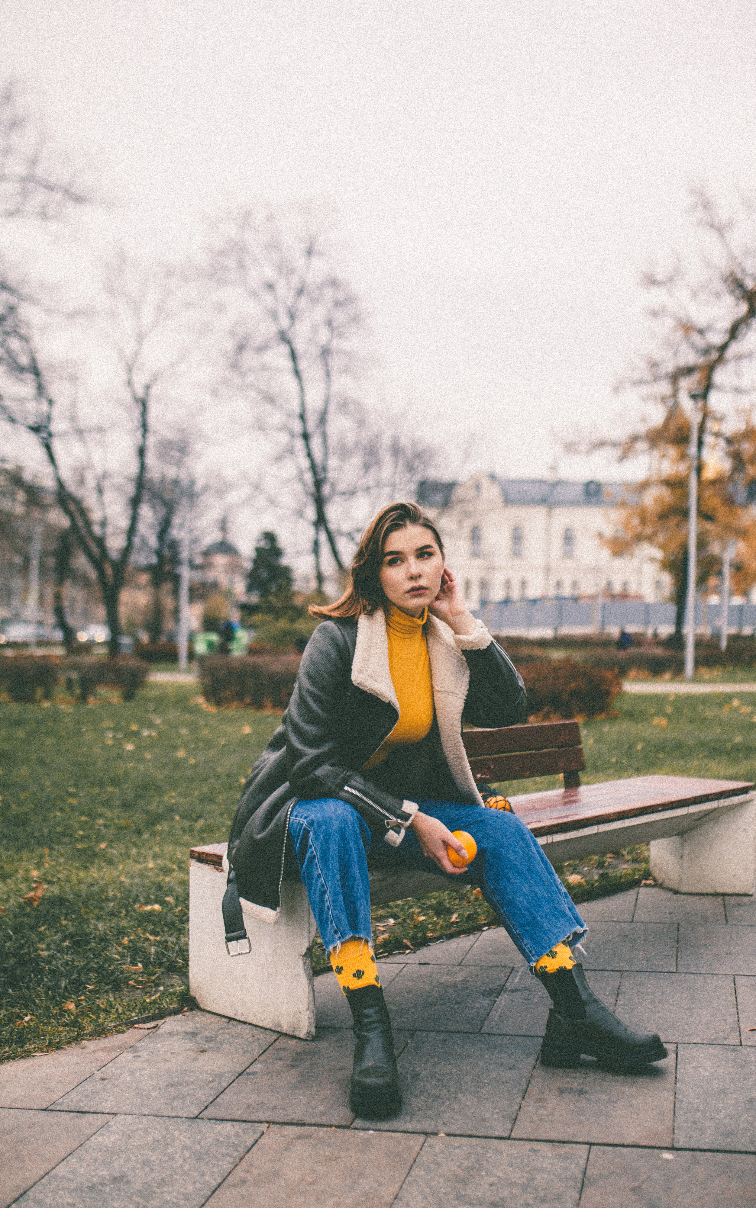 Полина история с апельсинами. Семейный фотограф в Москве и Московской области Донкова Екатерина