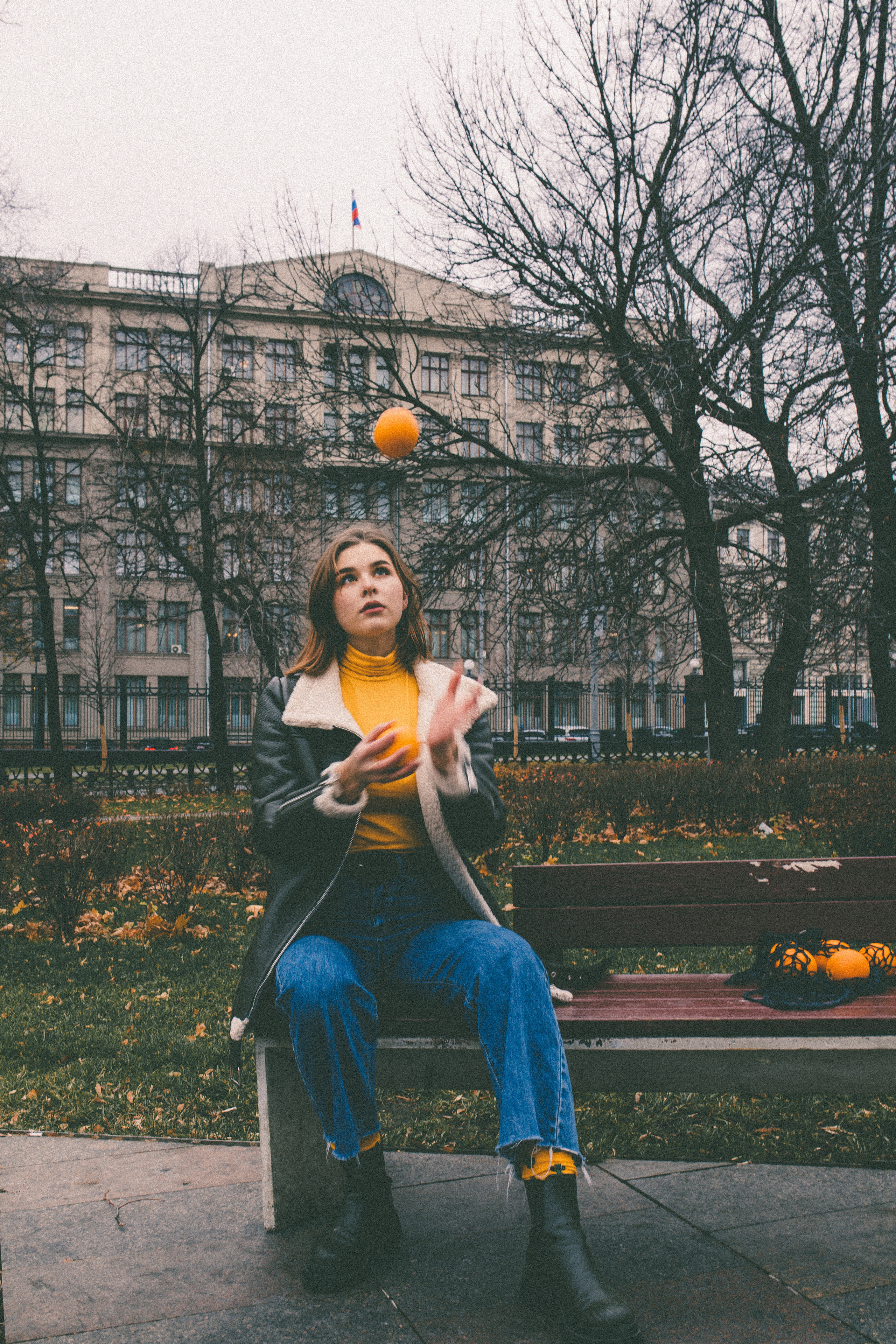 Полина история с апельсинами. Семейный фотограф в Москве и Московской области Донкова Екатерина