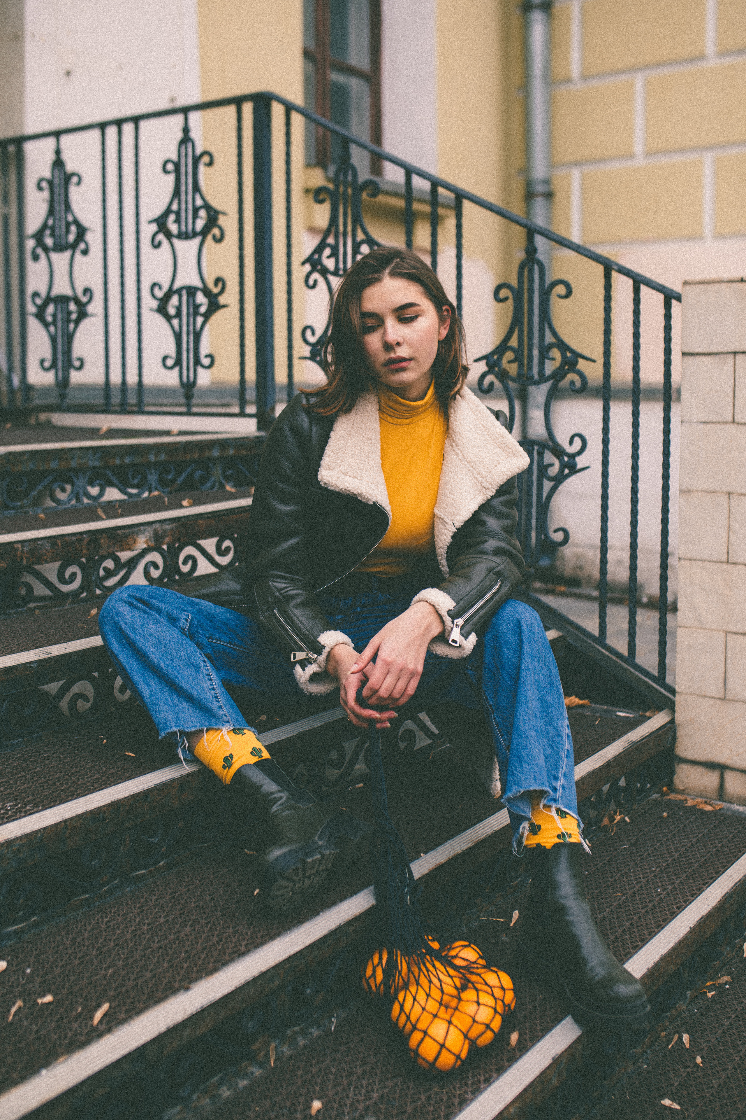 Полина история с апельсинами. Семейный фотограф в Москве и Московской области Донкова Екатерина