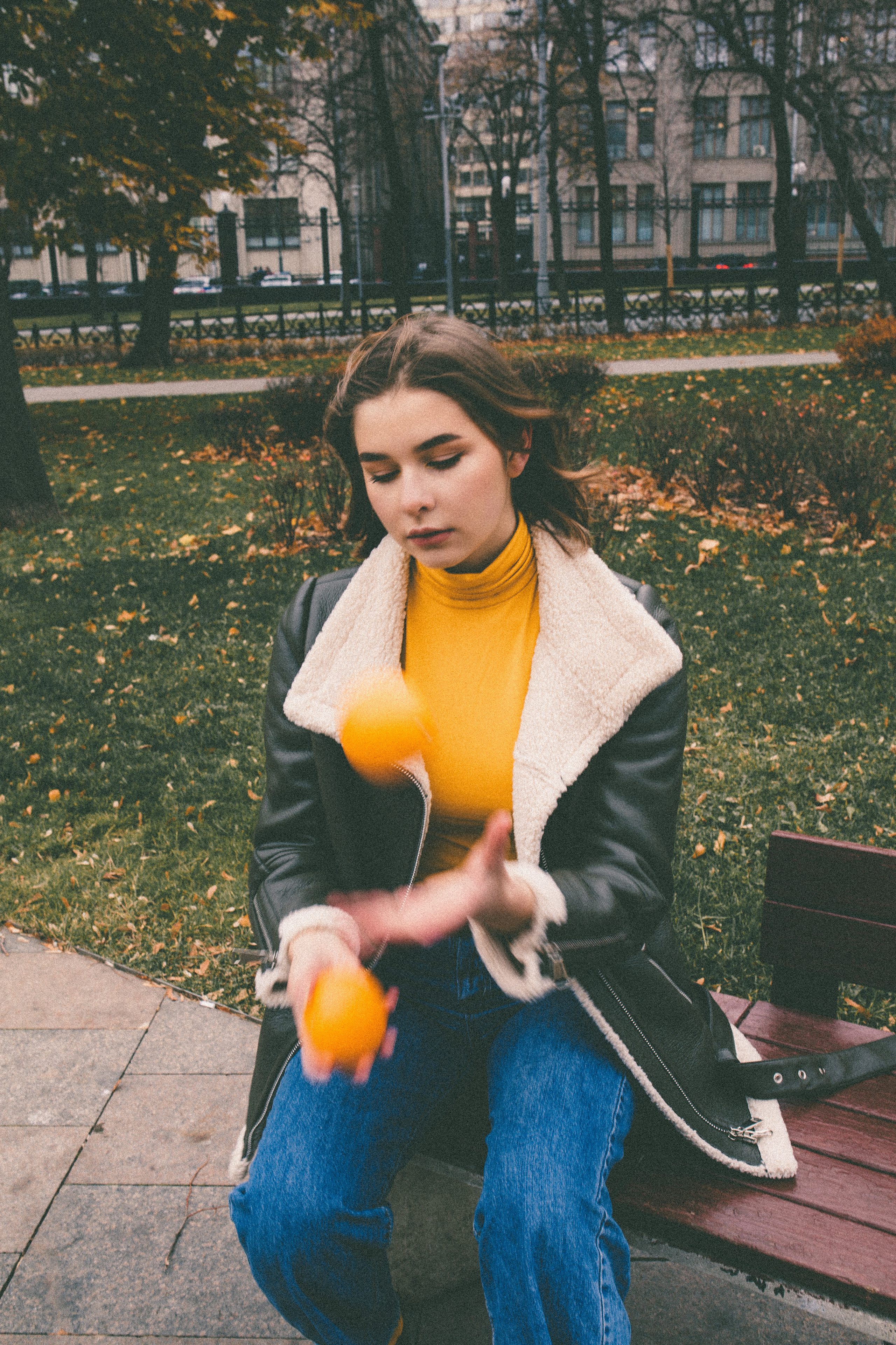 Полина история с апельсинами. Семейный фотограф в Москве и Московской области Донкова Екатерина