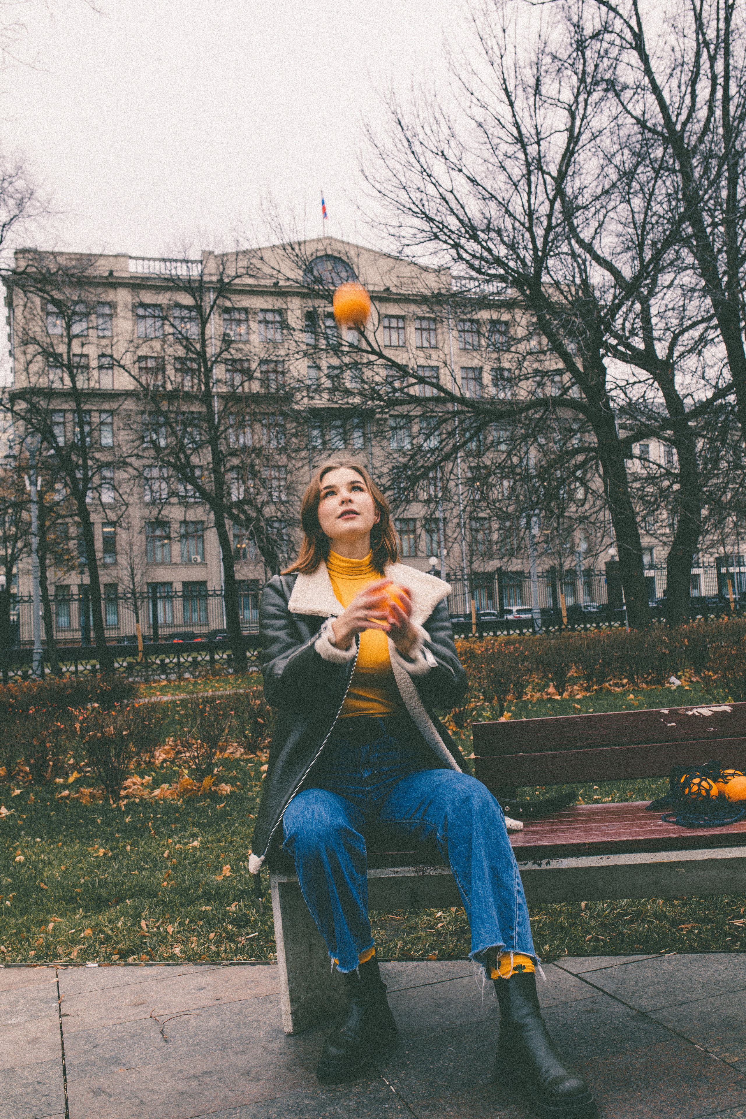 Полина история с апельсинами. Семейный фотограф в Москве и Московской области Донкова Екатерина