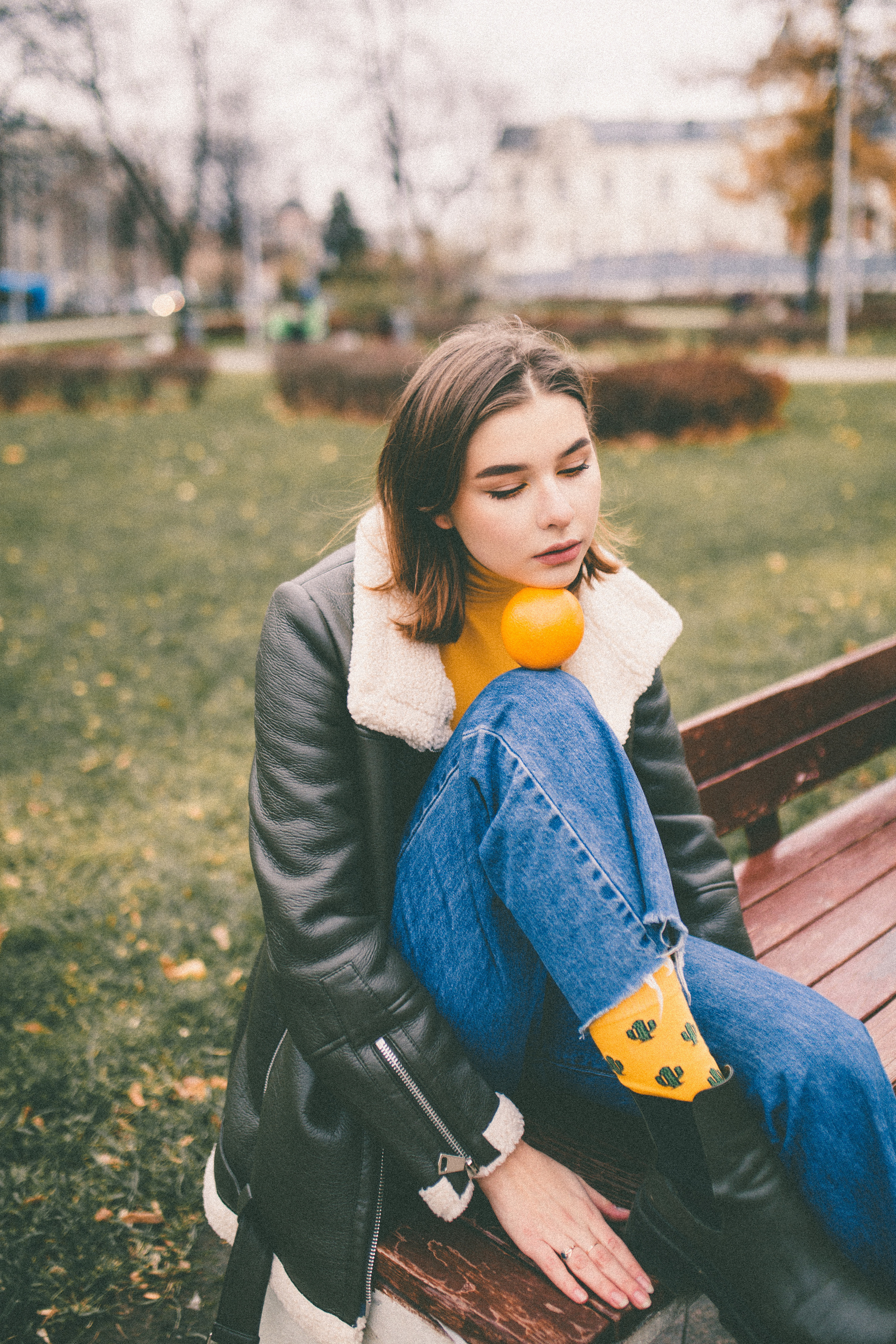 Полина история с апельсинами. Семейный фотограф в Москве и Московской области Донкова Екатерина