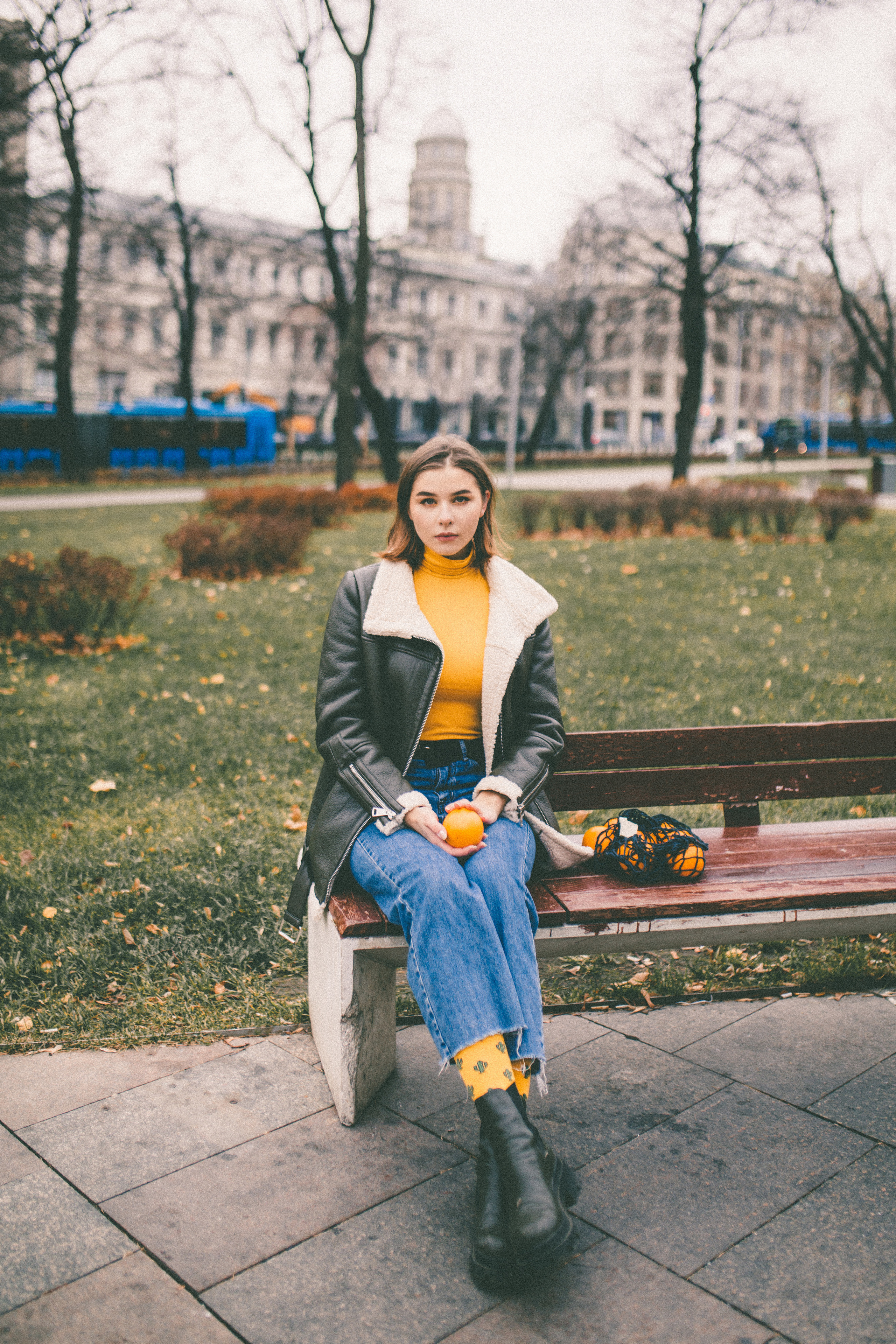 Полина история с апельсинами. Семейный фотограф в Москве и Московской области Донкова Екатерина