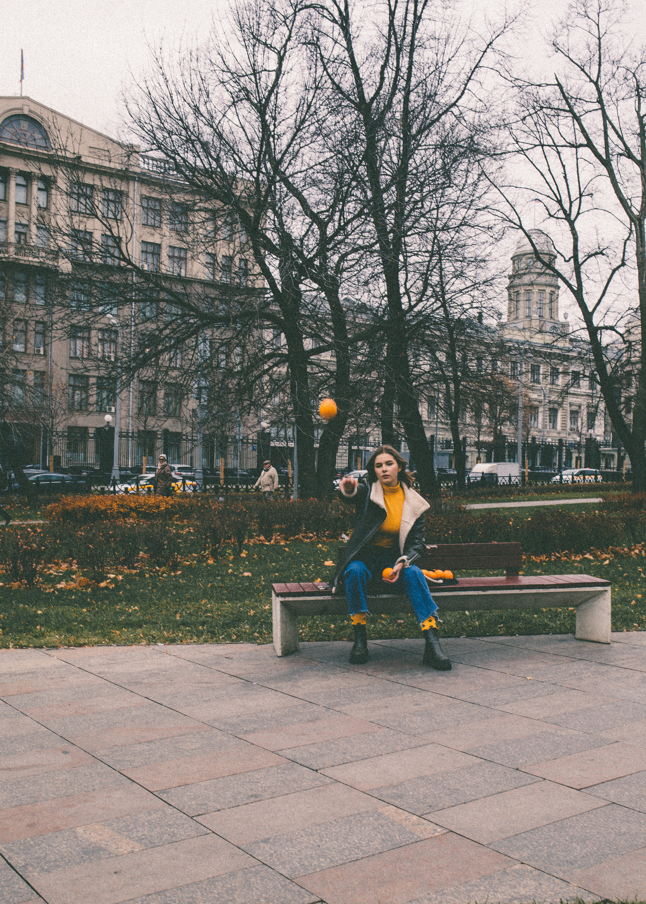 Полина история с апельсинами. Семейный фотограф в Москве и Московской области Донкова Екатерина