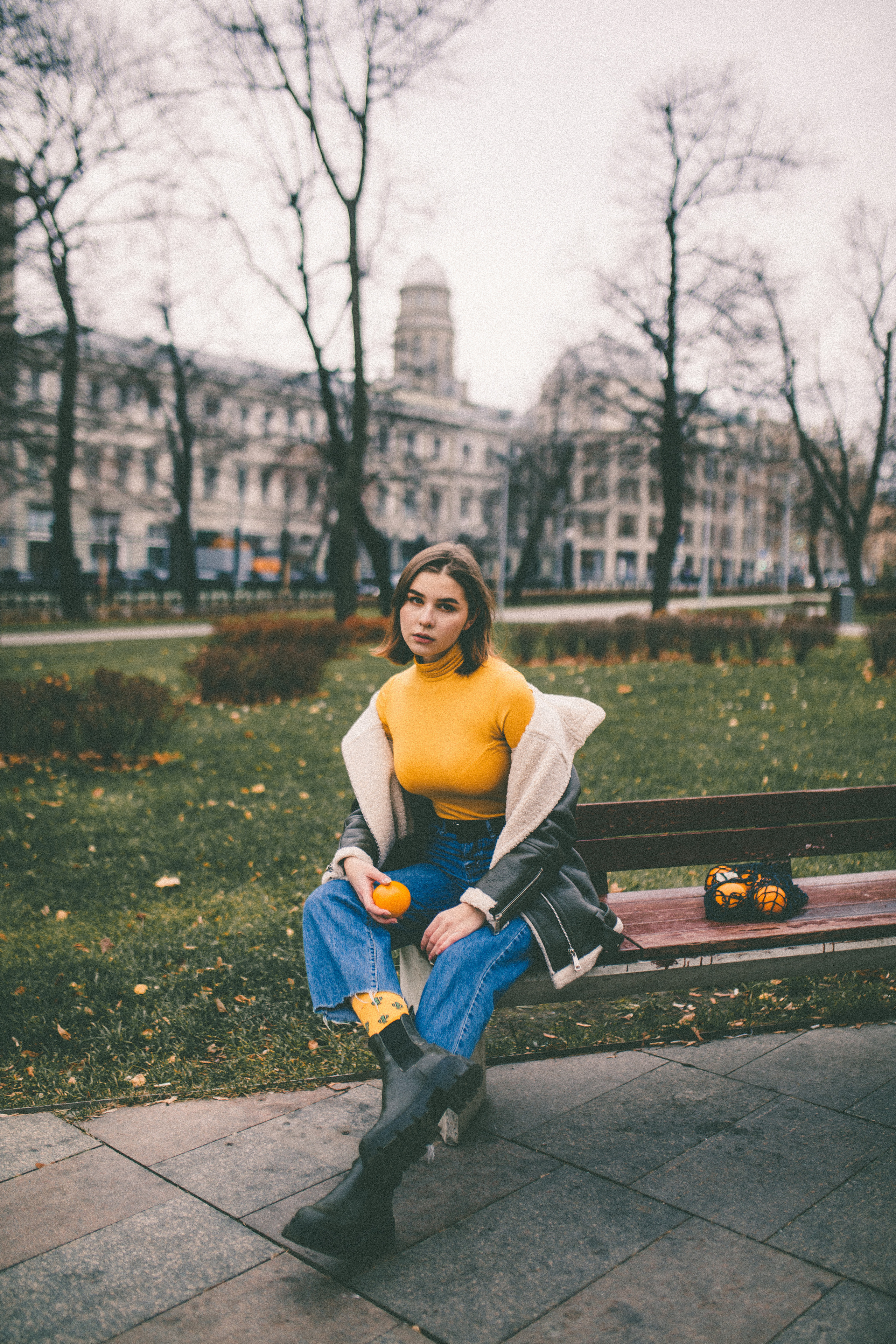 Полина история с апельсинами. Семейный фотограф в Москве и Московской области Донкова Екатерина