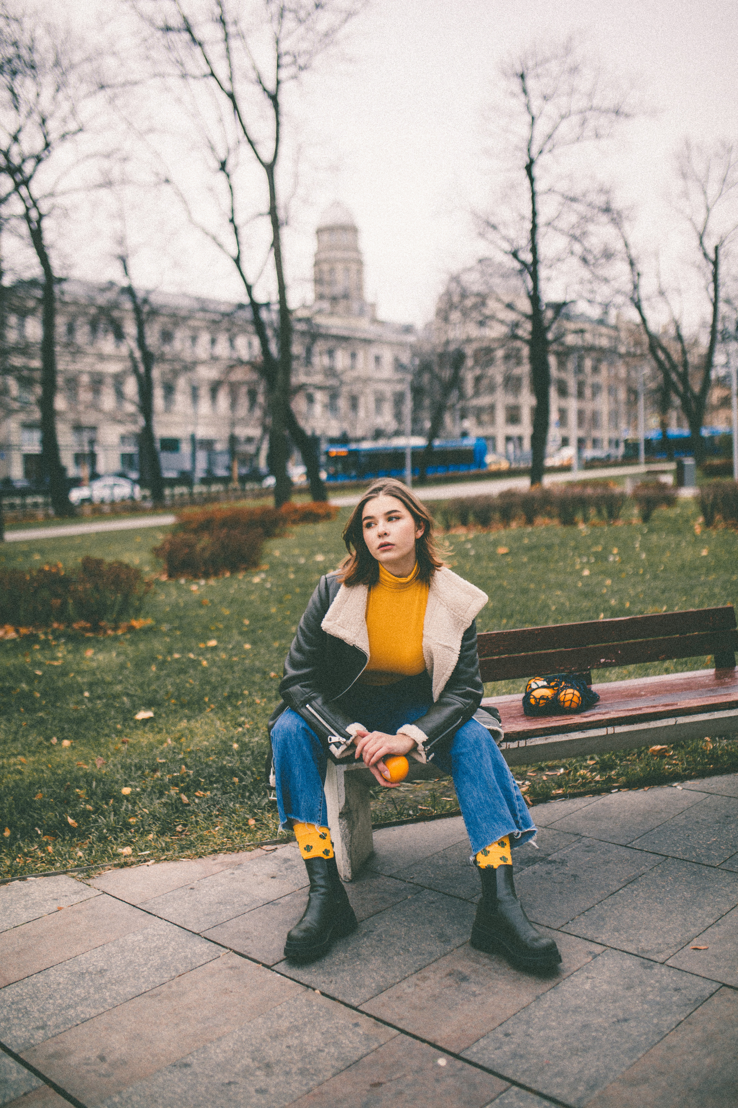 Полина история с апельсинами. Семейный фотограф в Москве и Московской области Донкова Екатерина