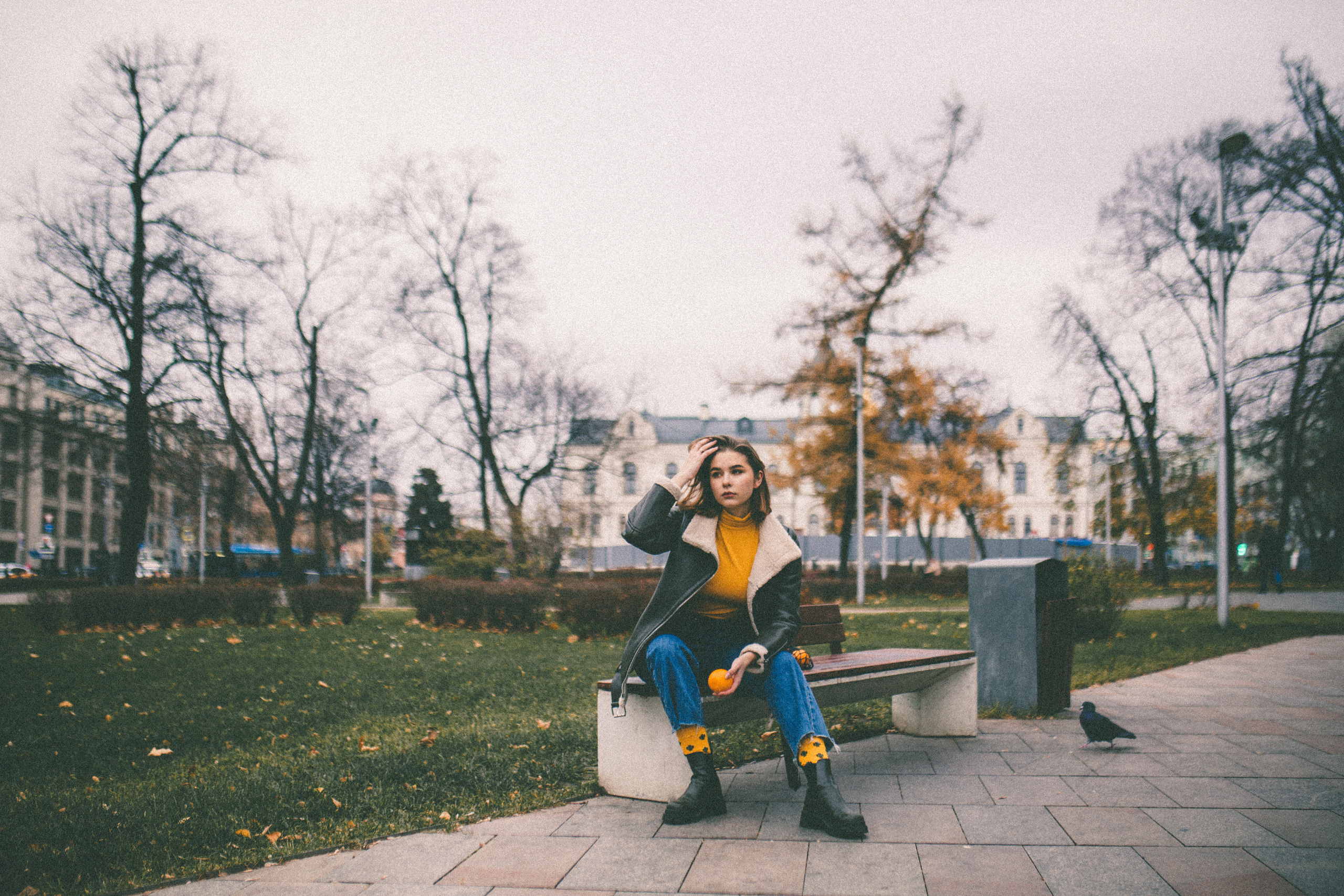 Полина история с апельсинами. Семейный фотограф в Москве и Московской области Донкова Екатерина
