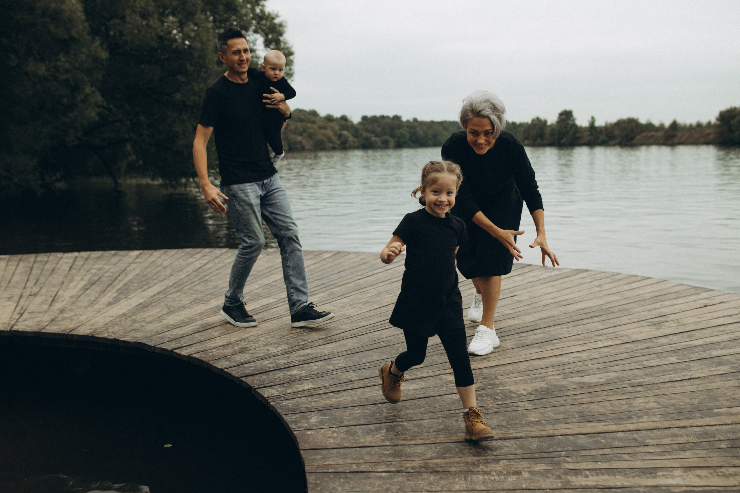 Таня, Ринат, Саша, Марат. Фотограф Людмила Оюн