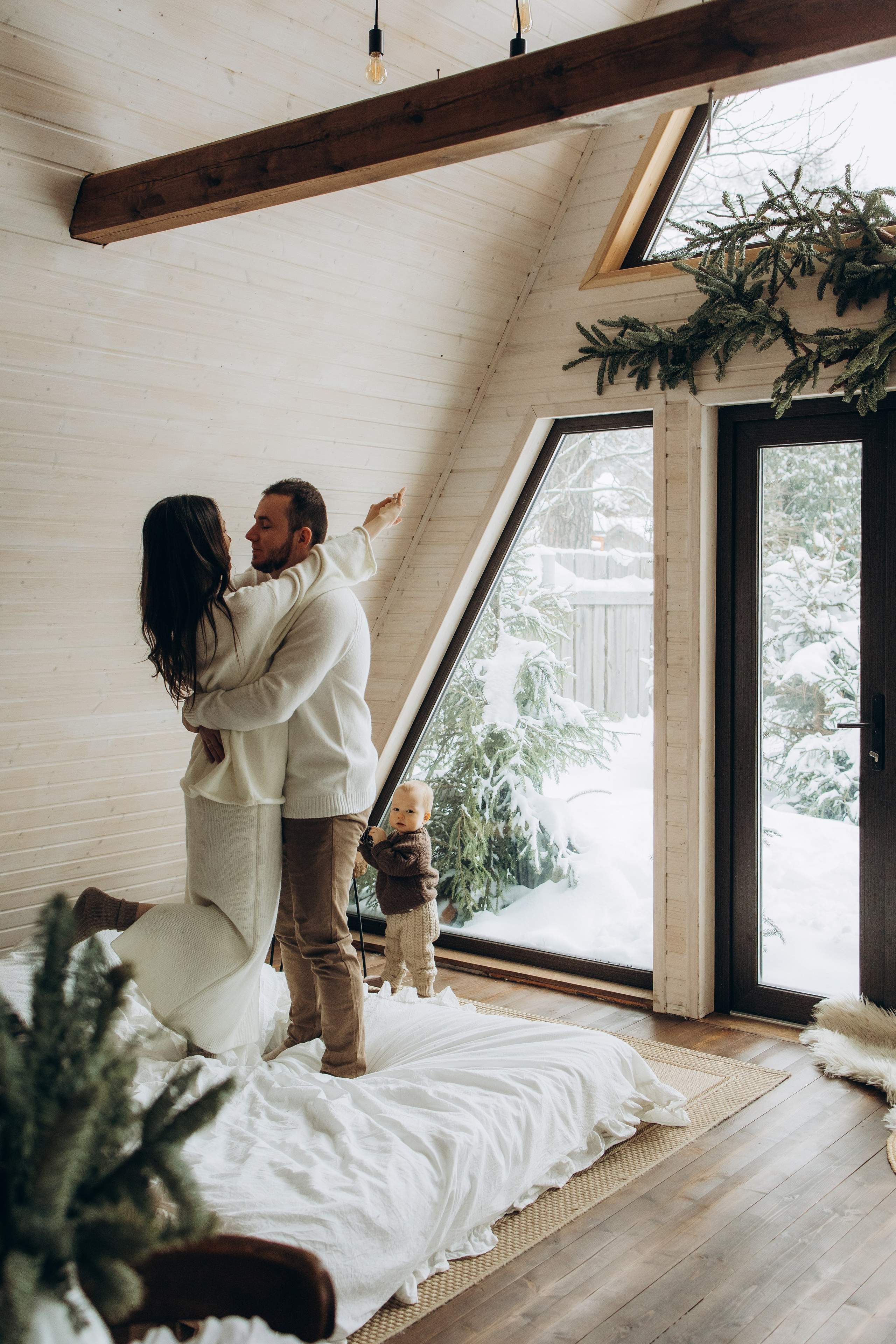 Зимняя семейная история. Семейный фотограф Москва Юлиана Фетисова