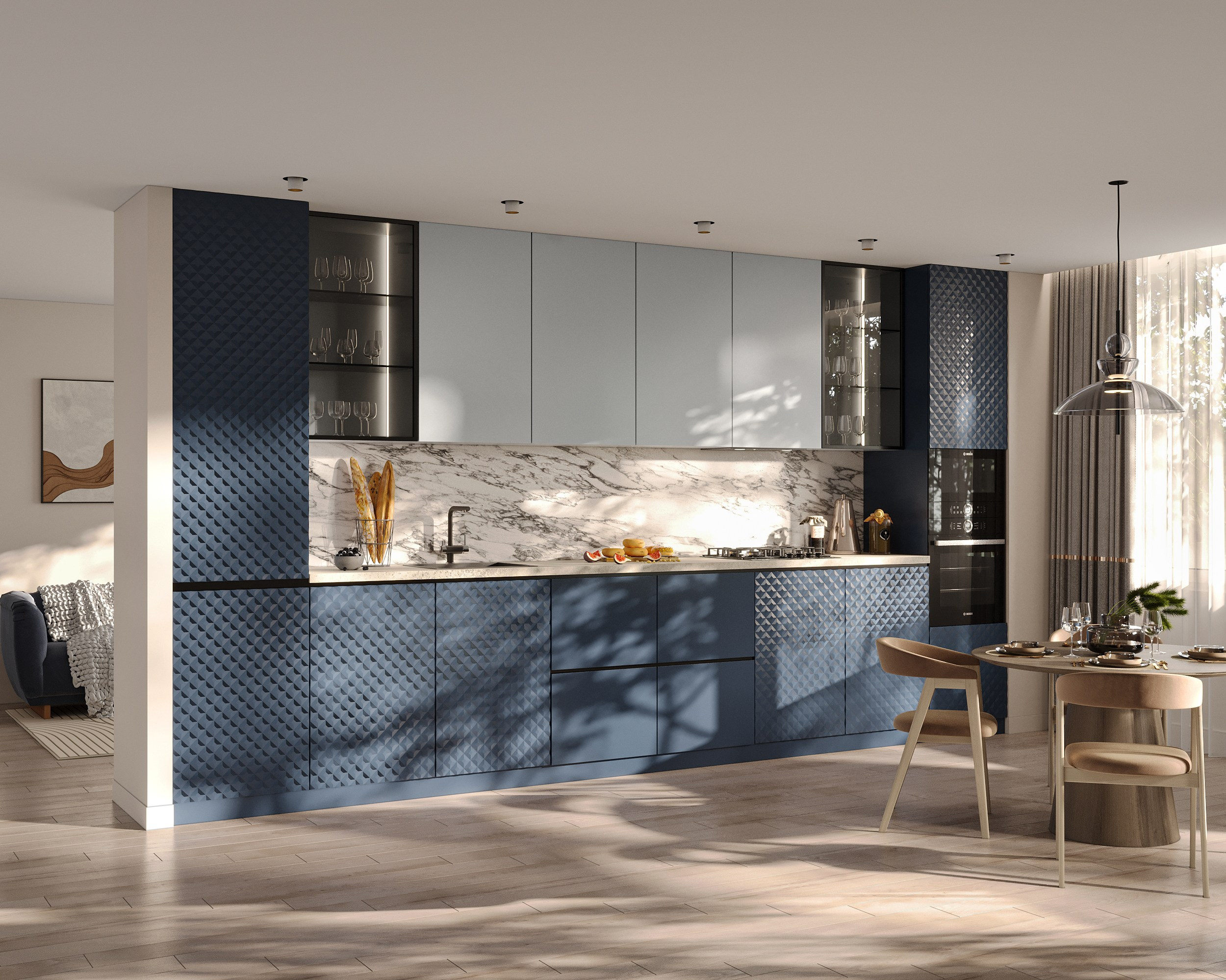 MKR кухонные гарнитуры (предметная 3D визуализация). Королёва Анастасия | 3D визуализатор