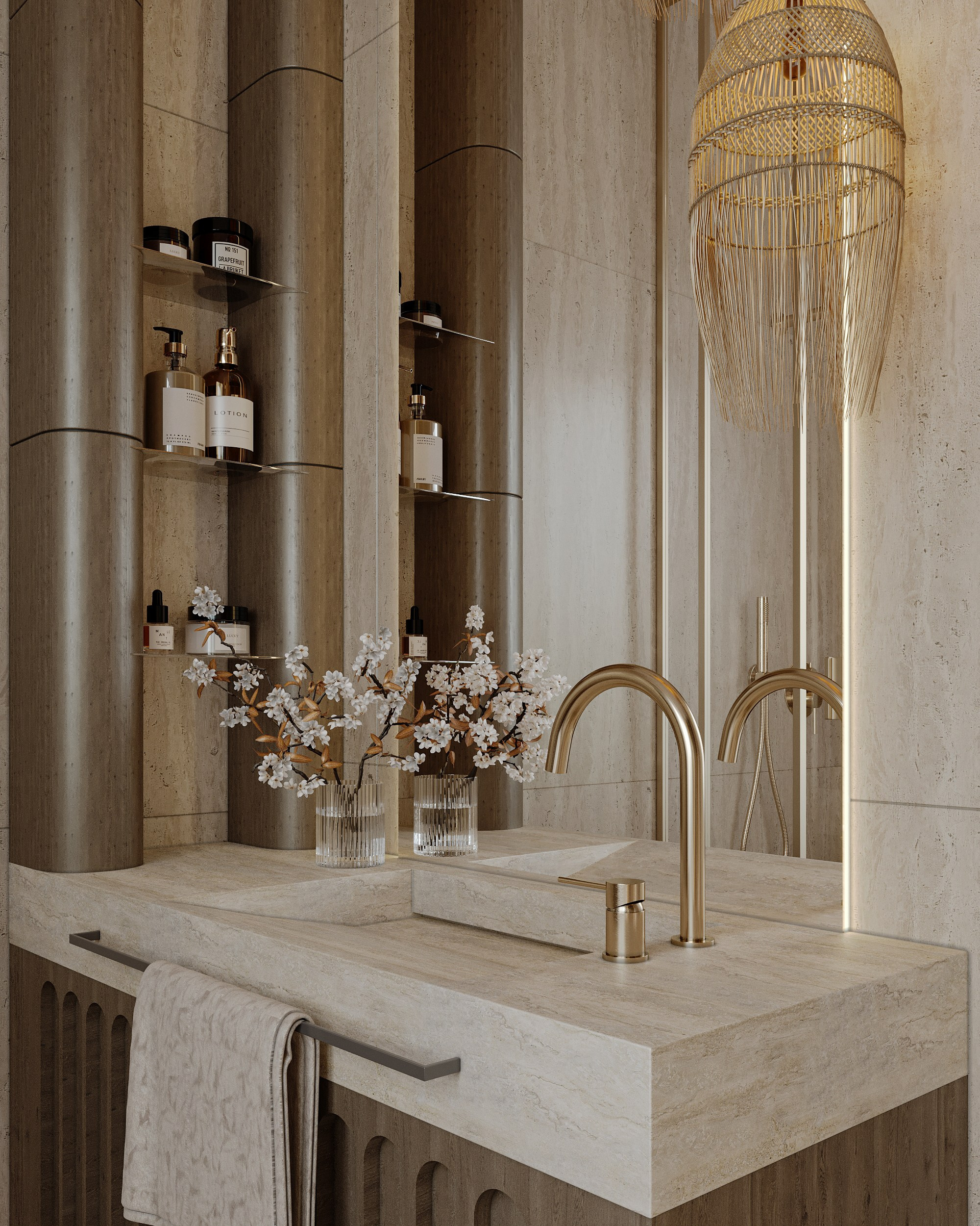 Визуализация загородного дома (интерьерная). Королёва Анастасия | 3D визуализатор