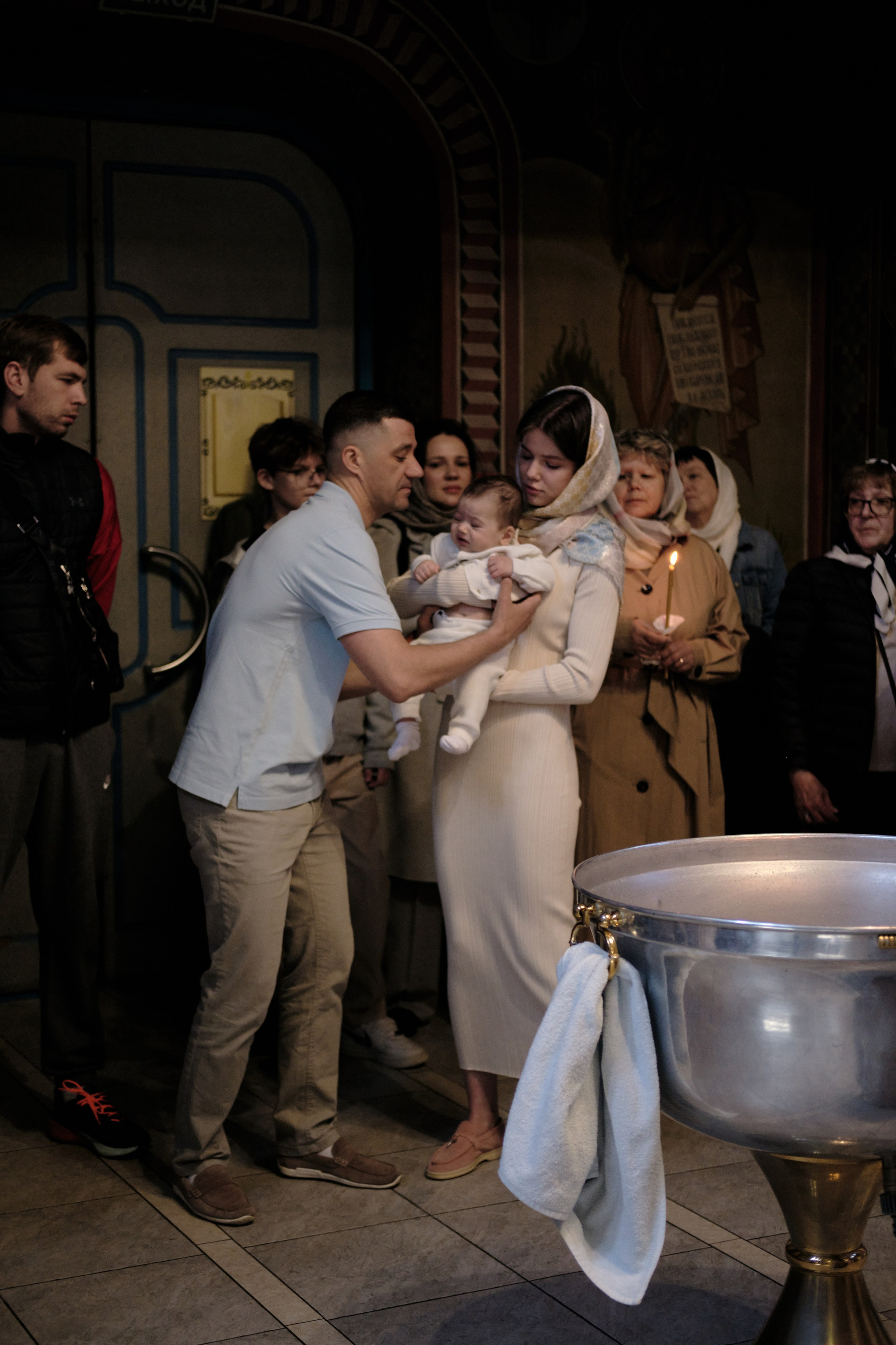 Крещение младенца. Фотограф в Анапе и Краснодаре Тина