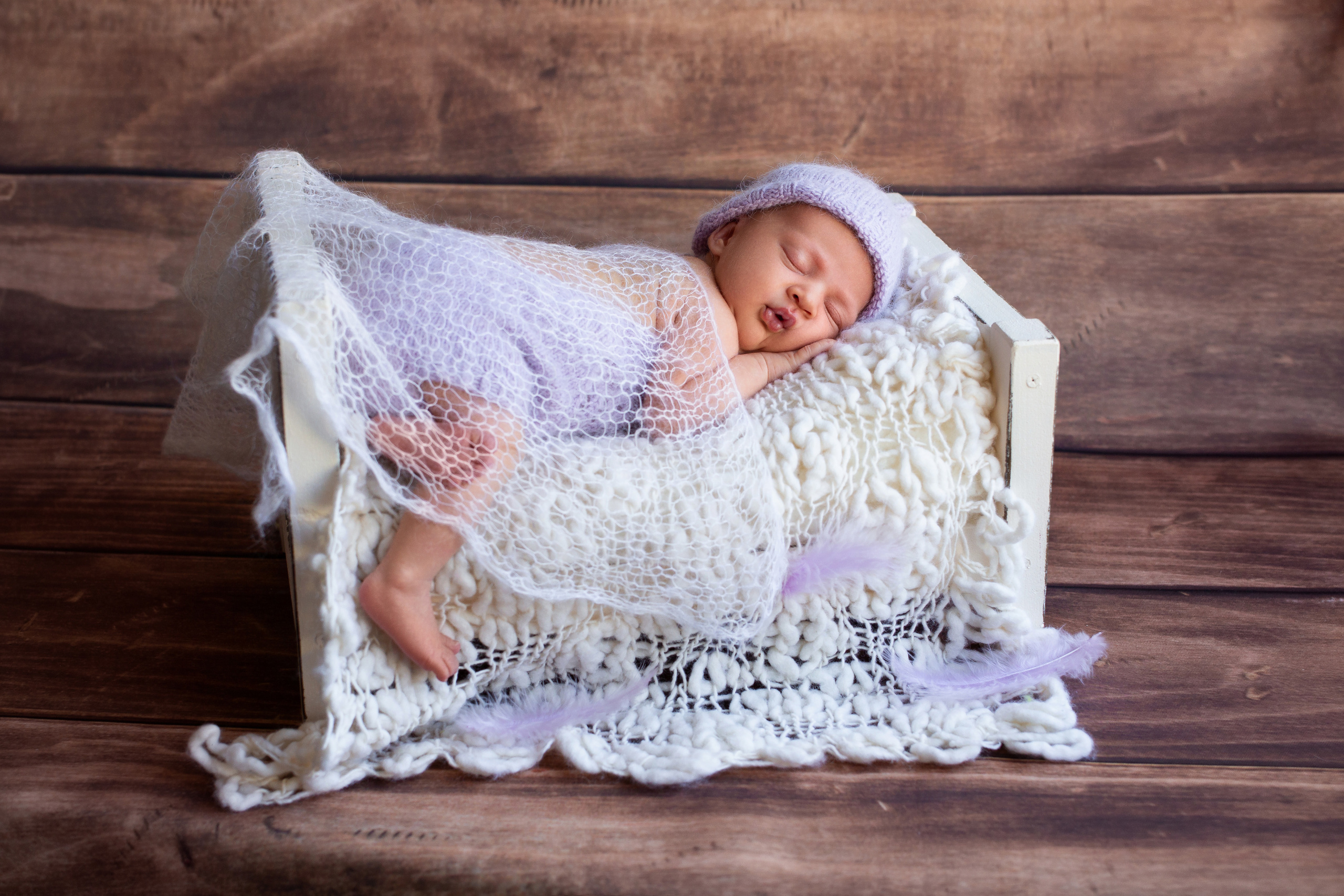 Фотосессия новорожденных девочек. Фотограф новорожденных в г. Миасс Анна Плотникова