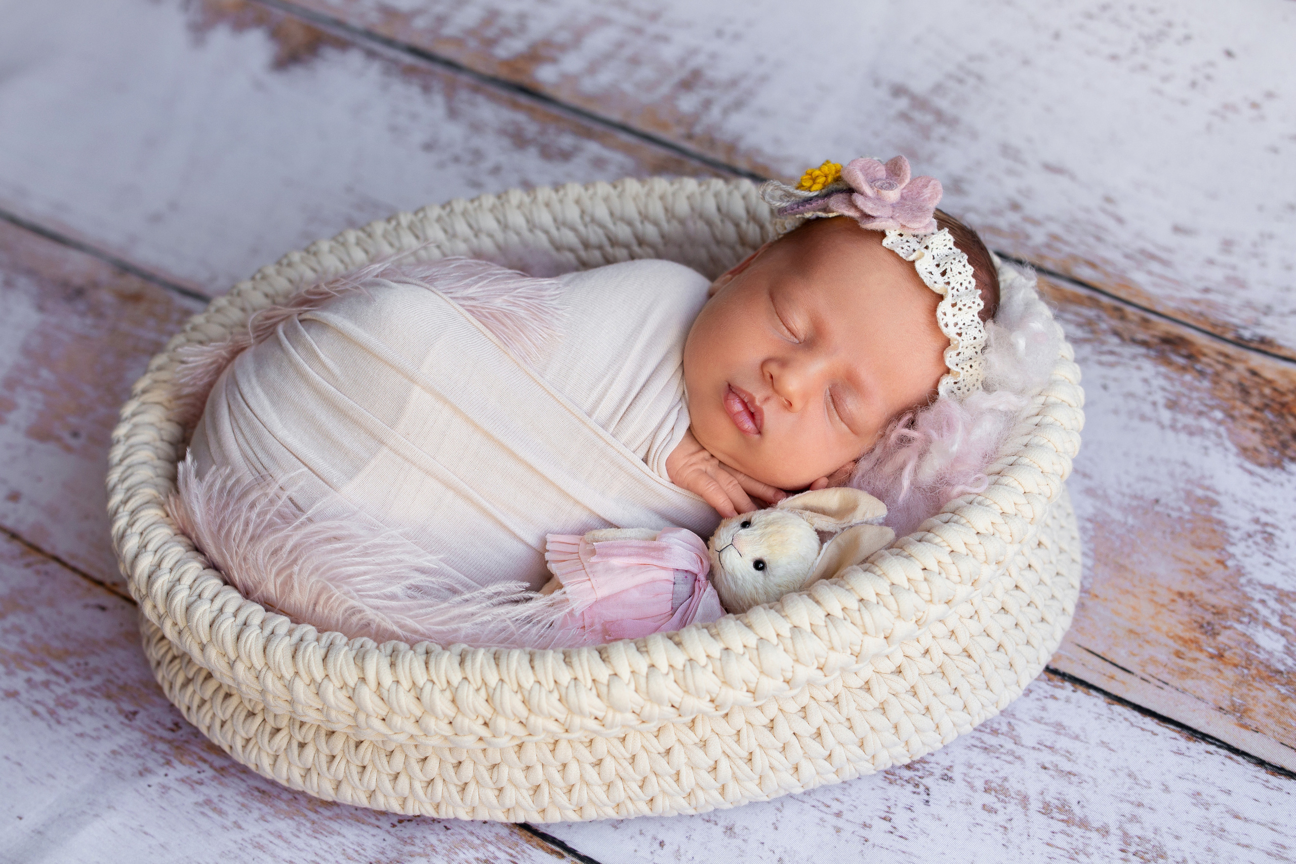 Фотосессия новорожденных девочек. Фотограф новорожденных в г. Миасс Анна Плотникова