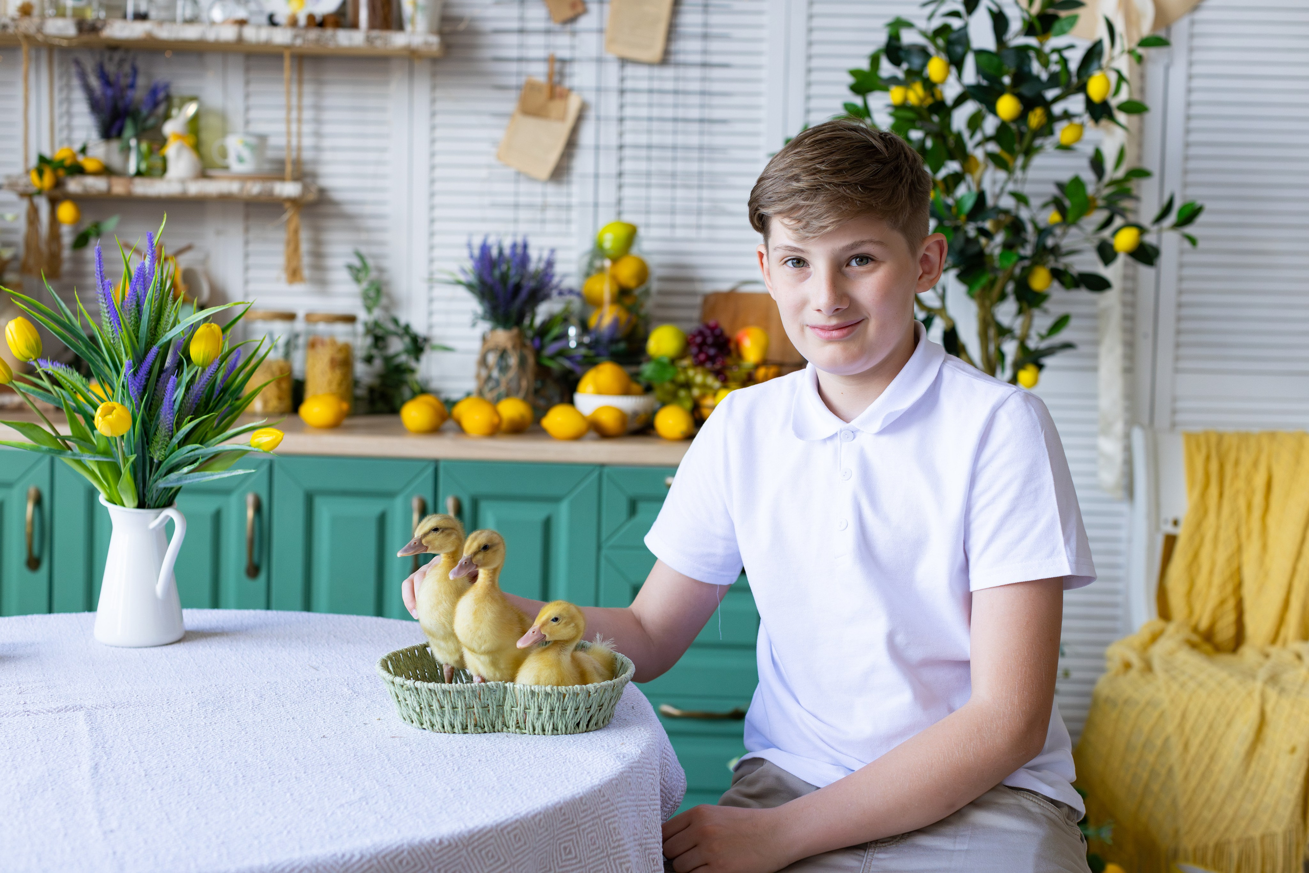 Фотосесии с Утятами и Кроликами (Пасхальные Фотосессии). Семейный и Детский фотограф в Москва Скворцова Татьяна
