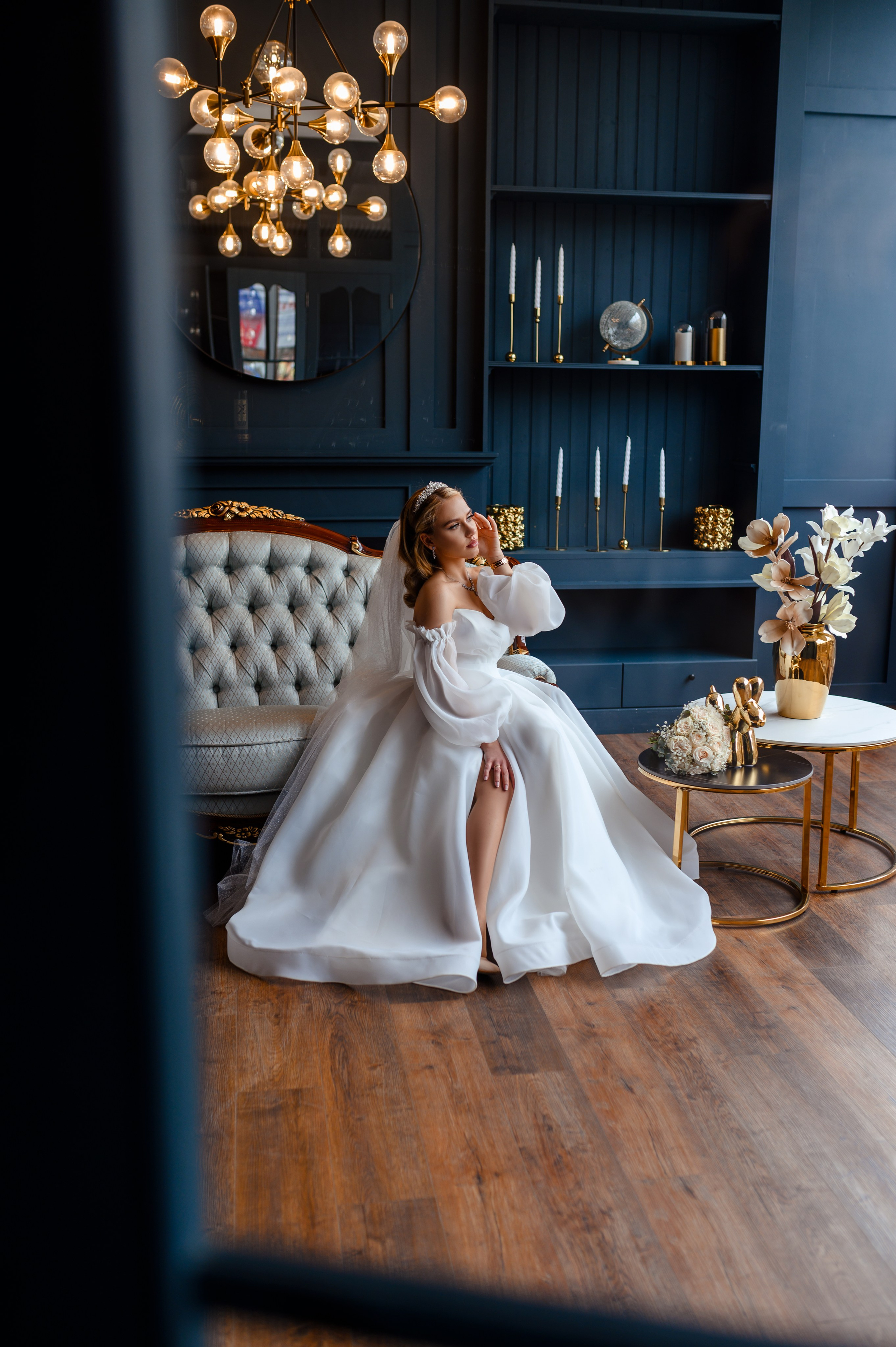 Свадебная фотосессия в фотостудии Аврора зал Эклипс. Семейный и свадебный фотограф в Донецке и Макеевке Дяченко Наталья