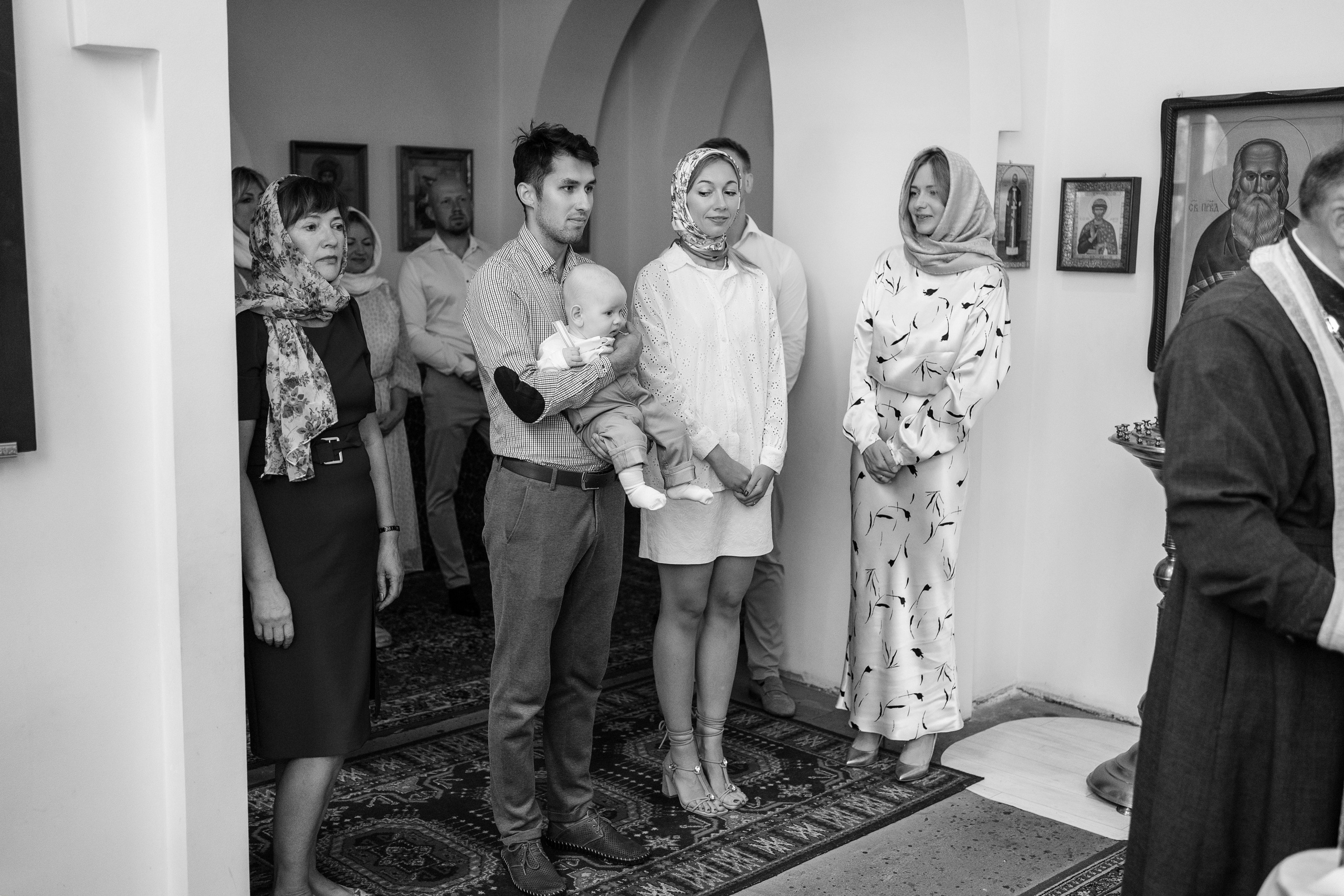 Крещение Бориса. Семейный и свадебный фотограф Минск, Беларусь Анна Орловская