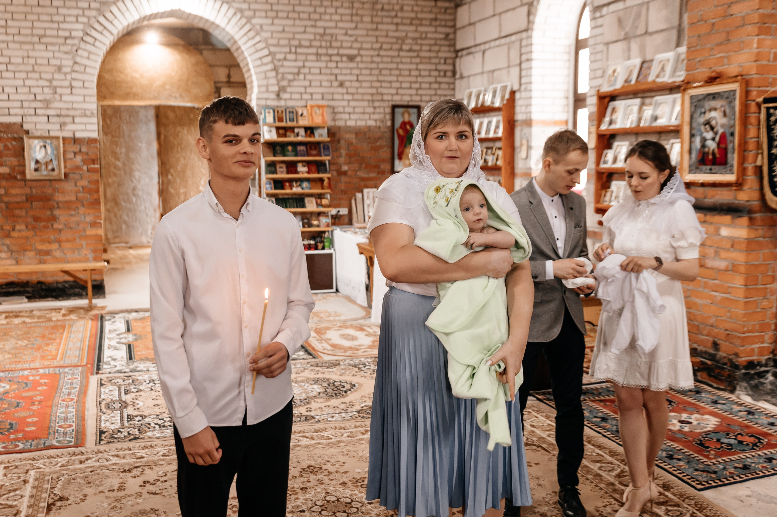 Крещение Максима. Семейный фотограф Минск Усова Ольга