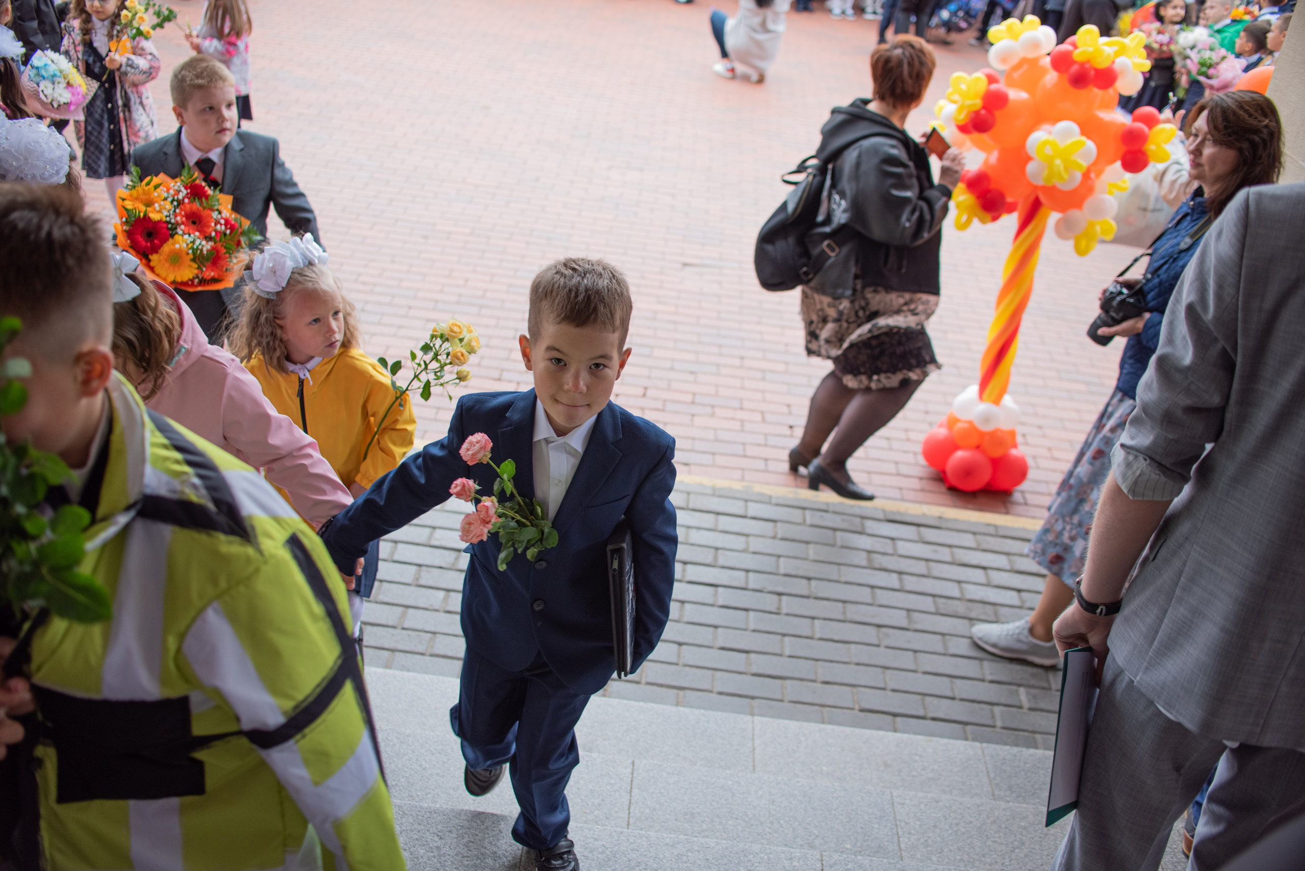 1 «Б» в 29 школе, Балашиха. Свадебный и семейный фотограф Екатерина Пушан. Москва, Балашиха, Железнодорожный, Солнечногорск