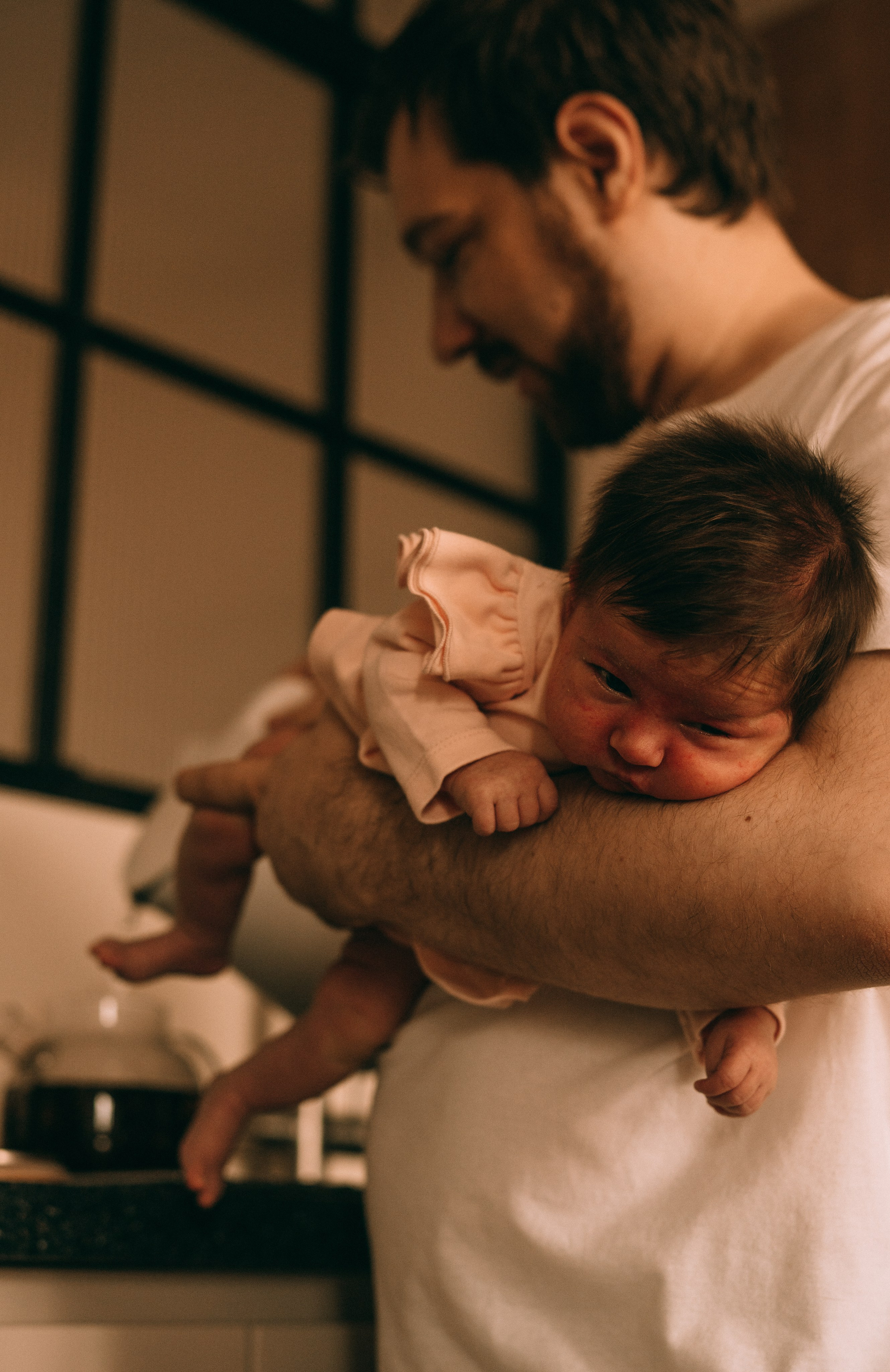 Василисе 1 месяц. Семейный, ньюборн фотограф, фотограф на роды в Москве, Виктория Тюльдюкова