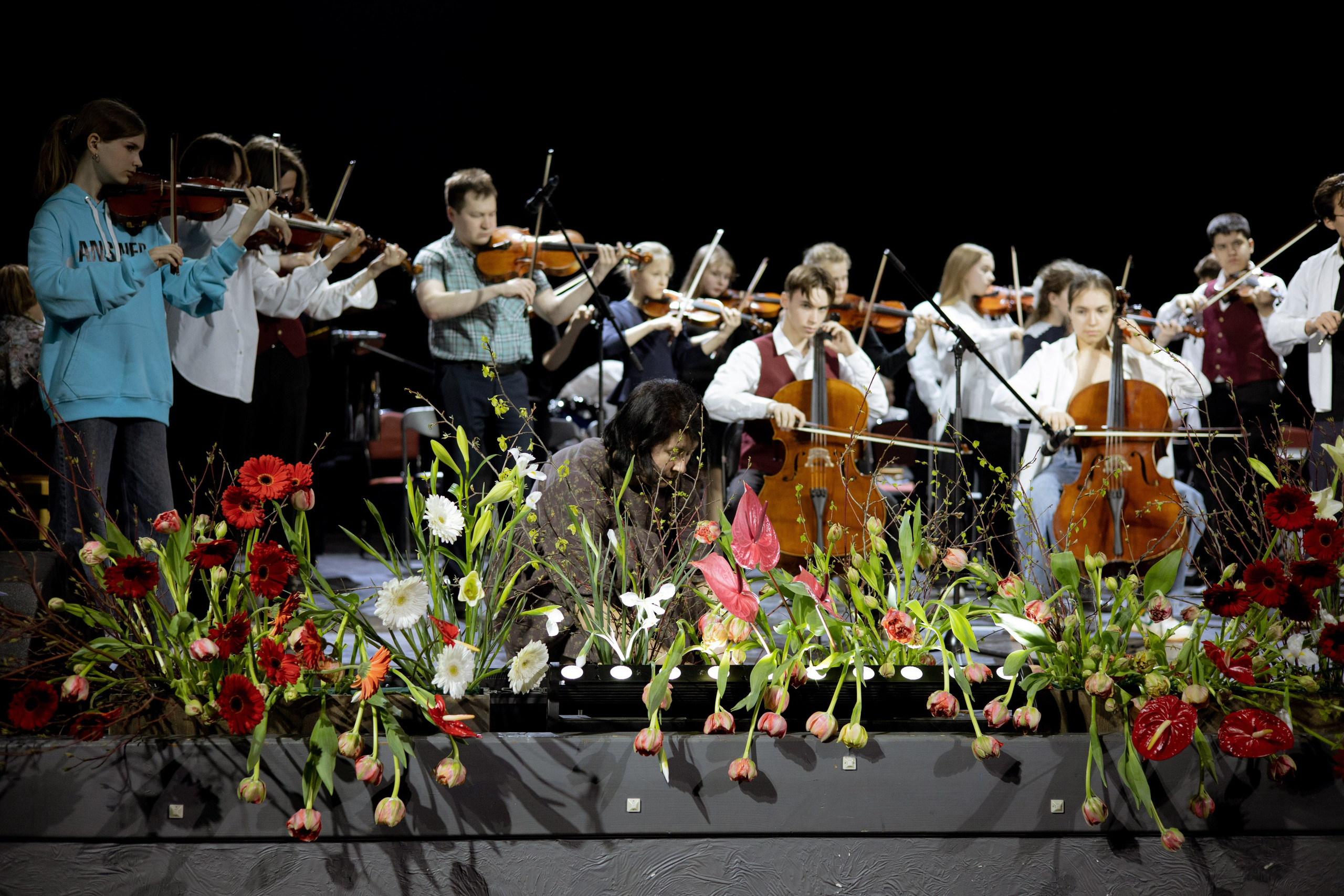 Оформление Отчетного концерта Музыкальной школы Глазунова. Оформление свадеб, декор свадеб Вера Маркова, Москва