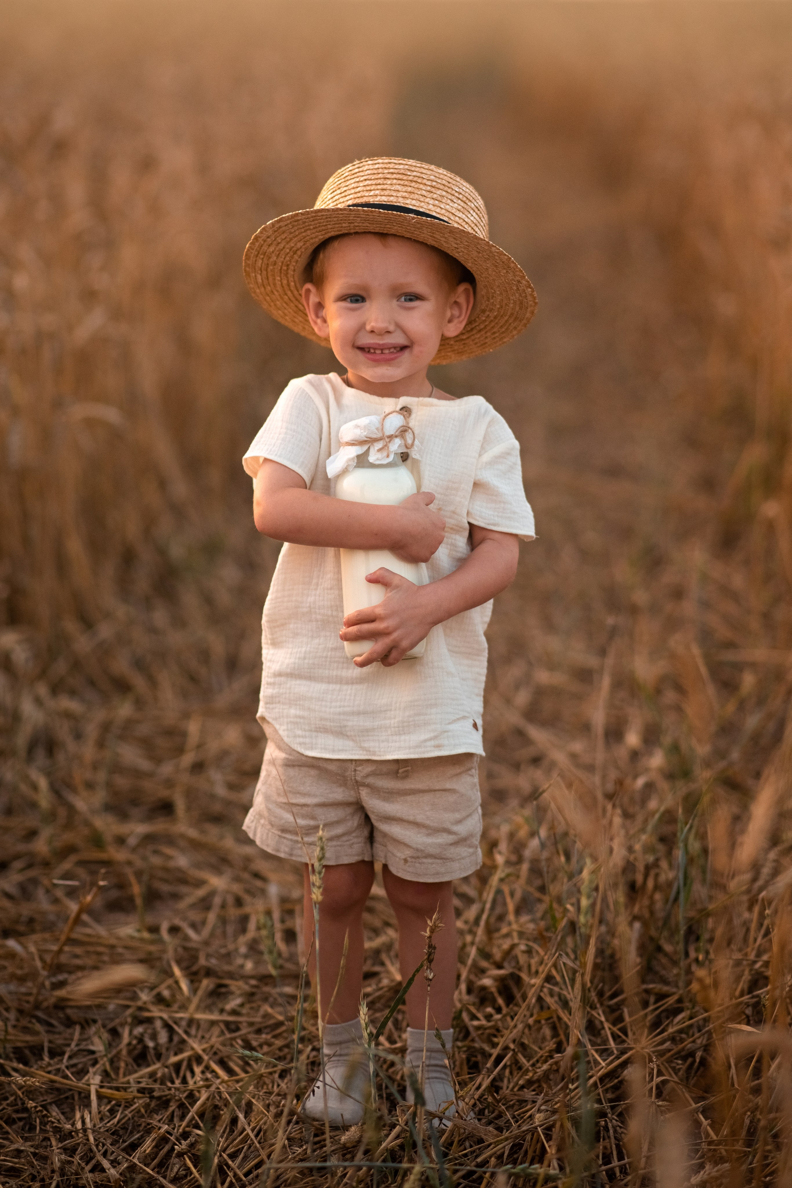 Семейная фотосессия в пшеничном поле. Семейный и детский фотограф в Туле Светлана Воронкова