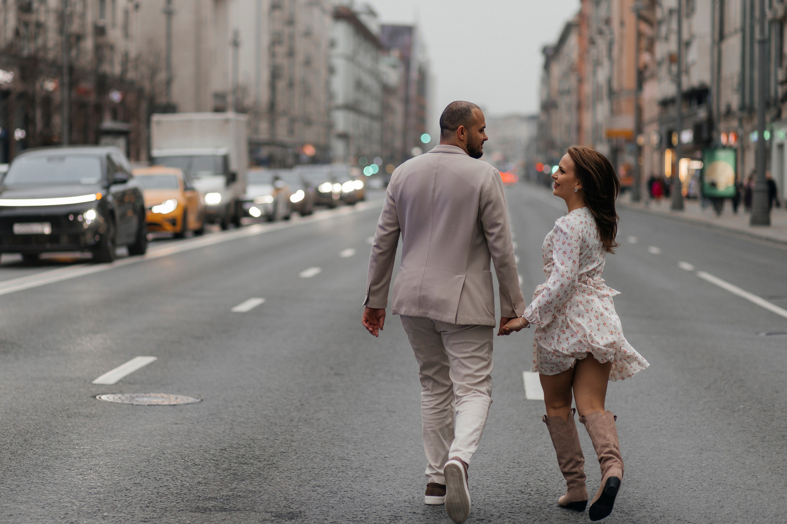 Анастасия и Мостафа (библиотека + прогулка). Фотограф в Москве Екатерина Потапова