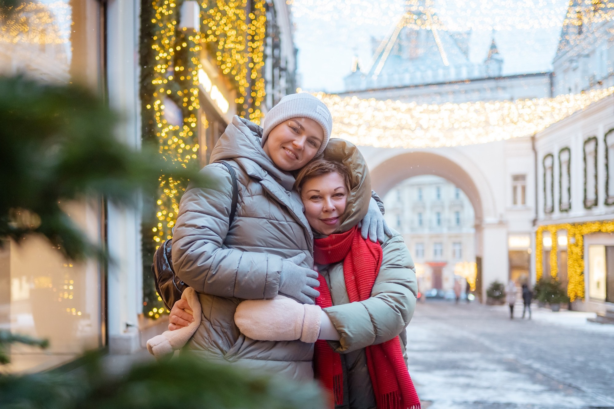Юля с семьей в центре. Семейный фотограф Варвара Сорока в городе Москве