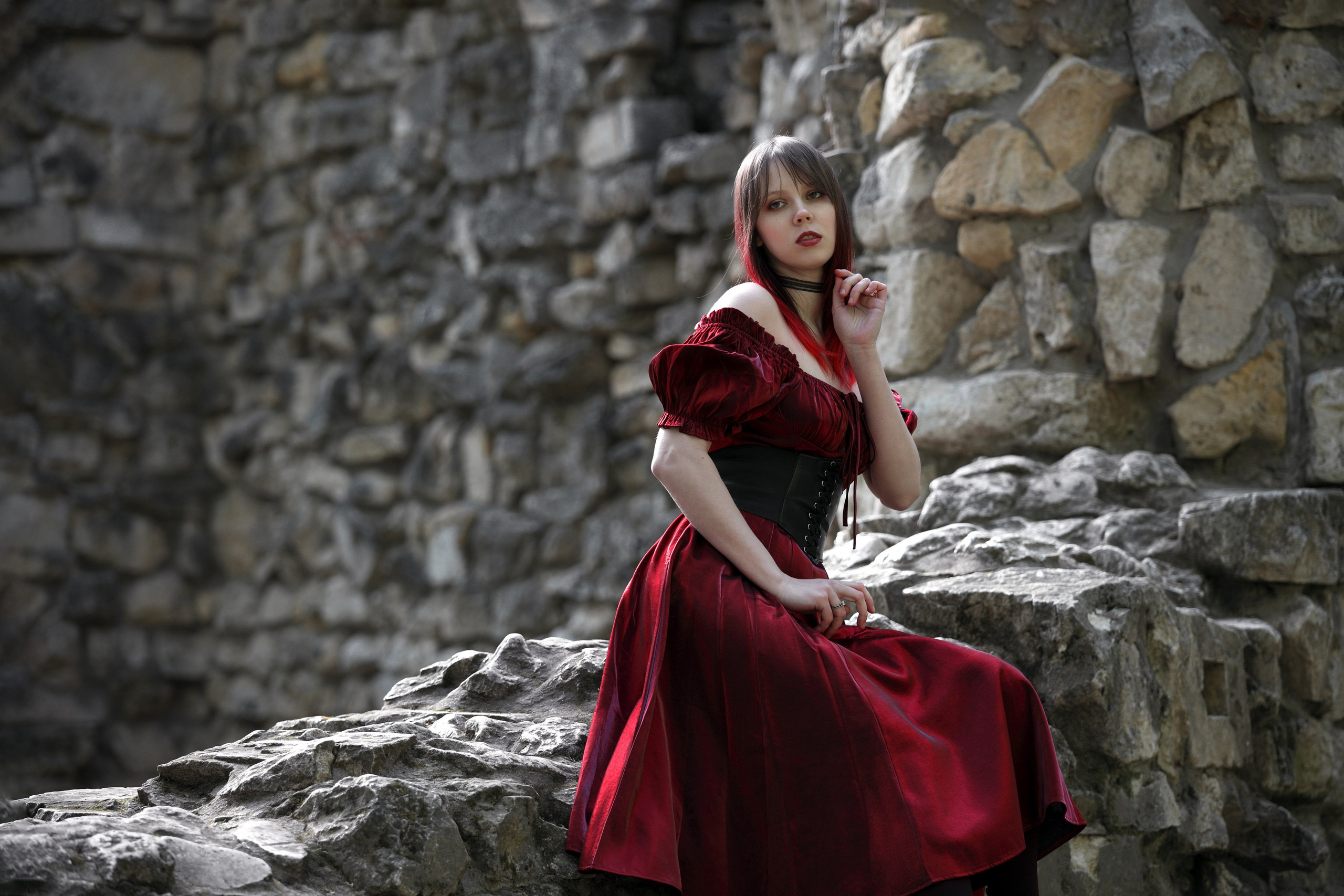 Jungfrau in Rot. Арт-фотограф. Coffelisk